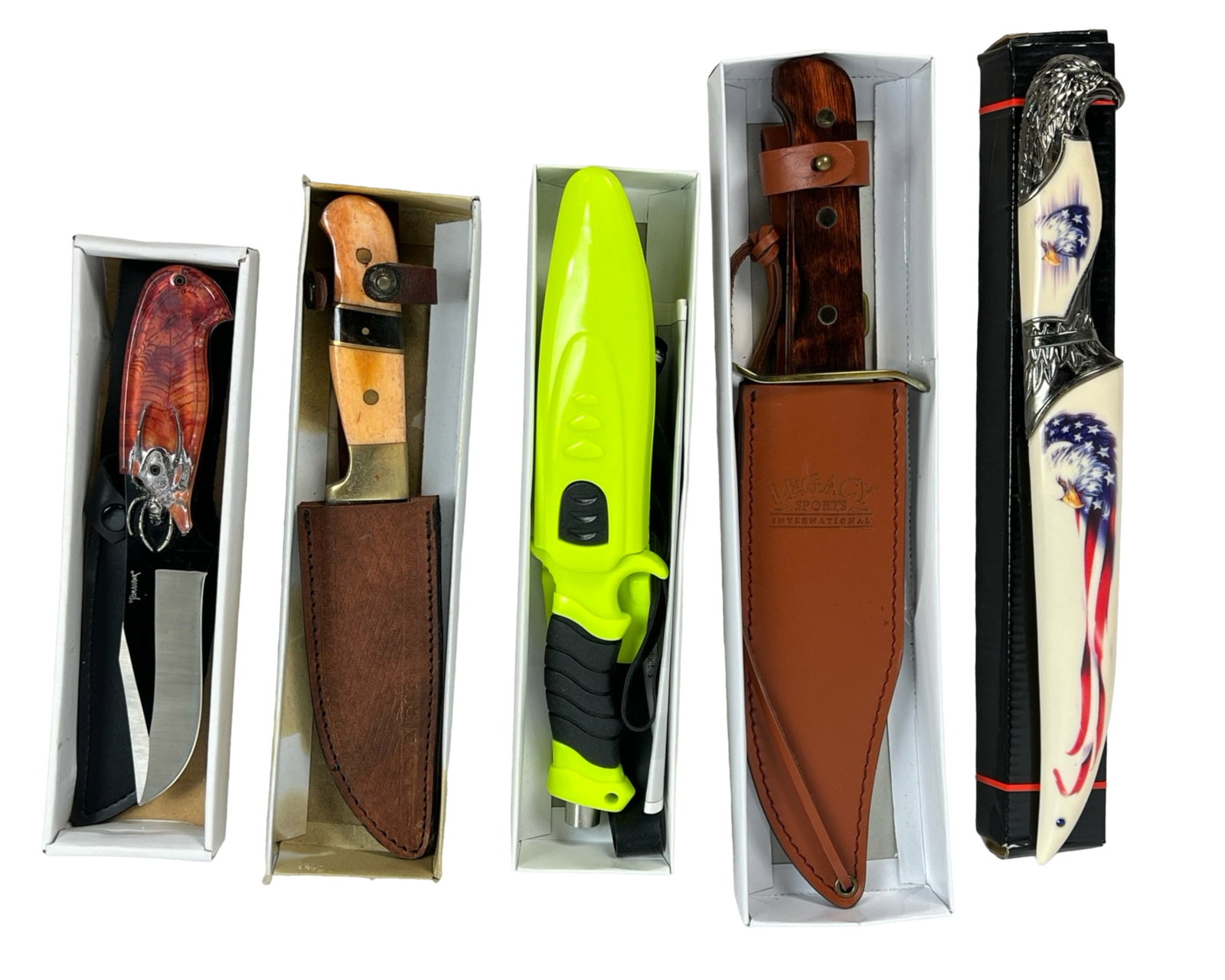 Lot of New Hunting & Diver Knives: Lot of New Hunting & Diver Knives