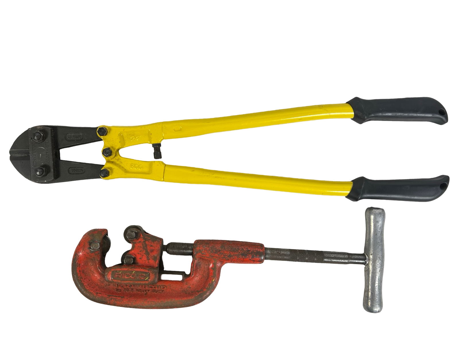 Workforce 24" Bolt Cutter & Ridgid Pipe Cutter (1 of 3)