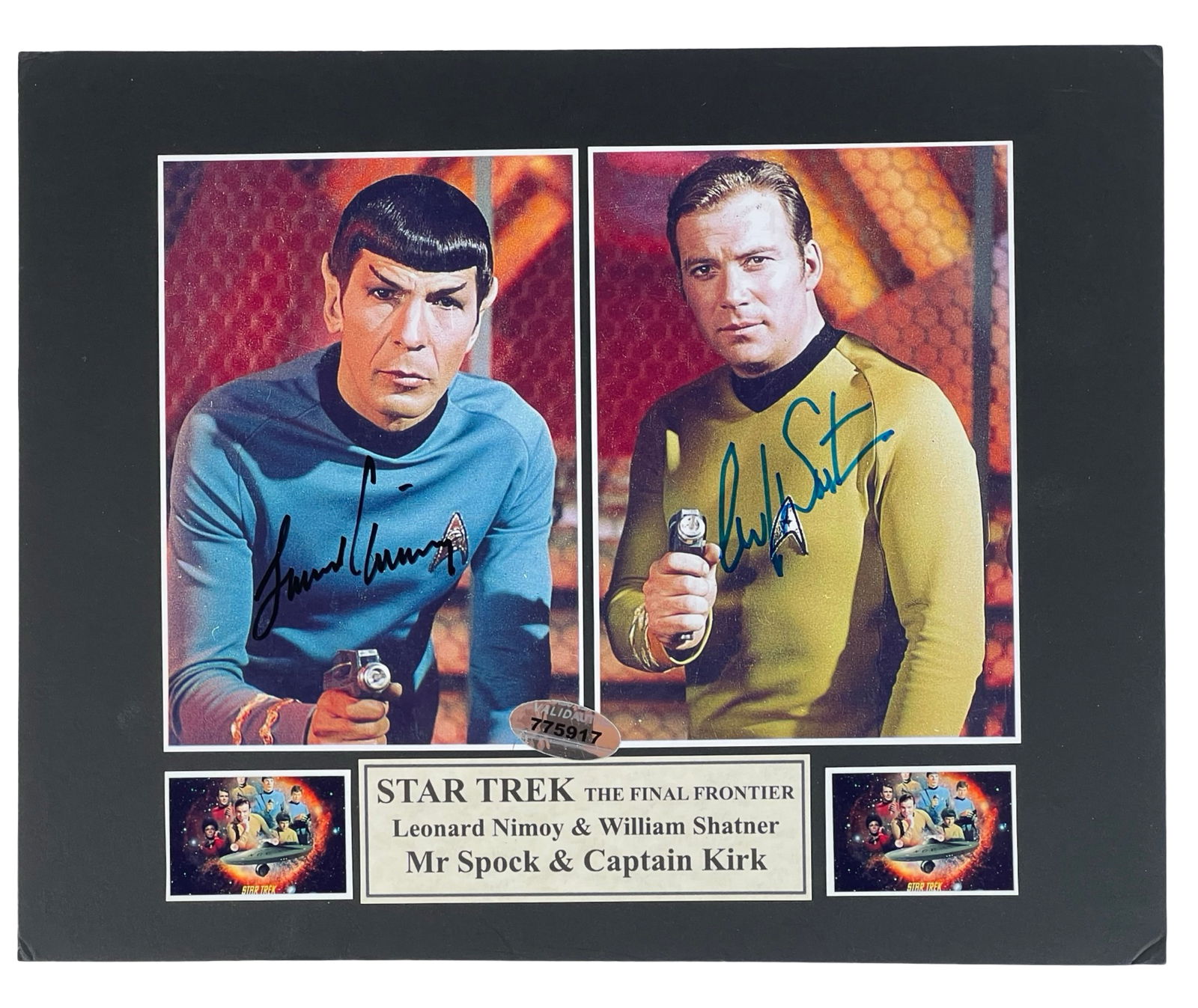 Star Trek Leonard Nimoy & William Shatner Signed P (1 of 4)