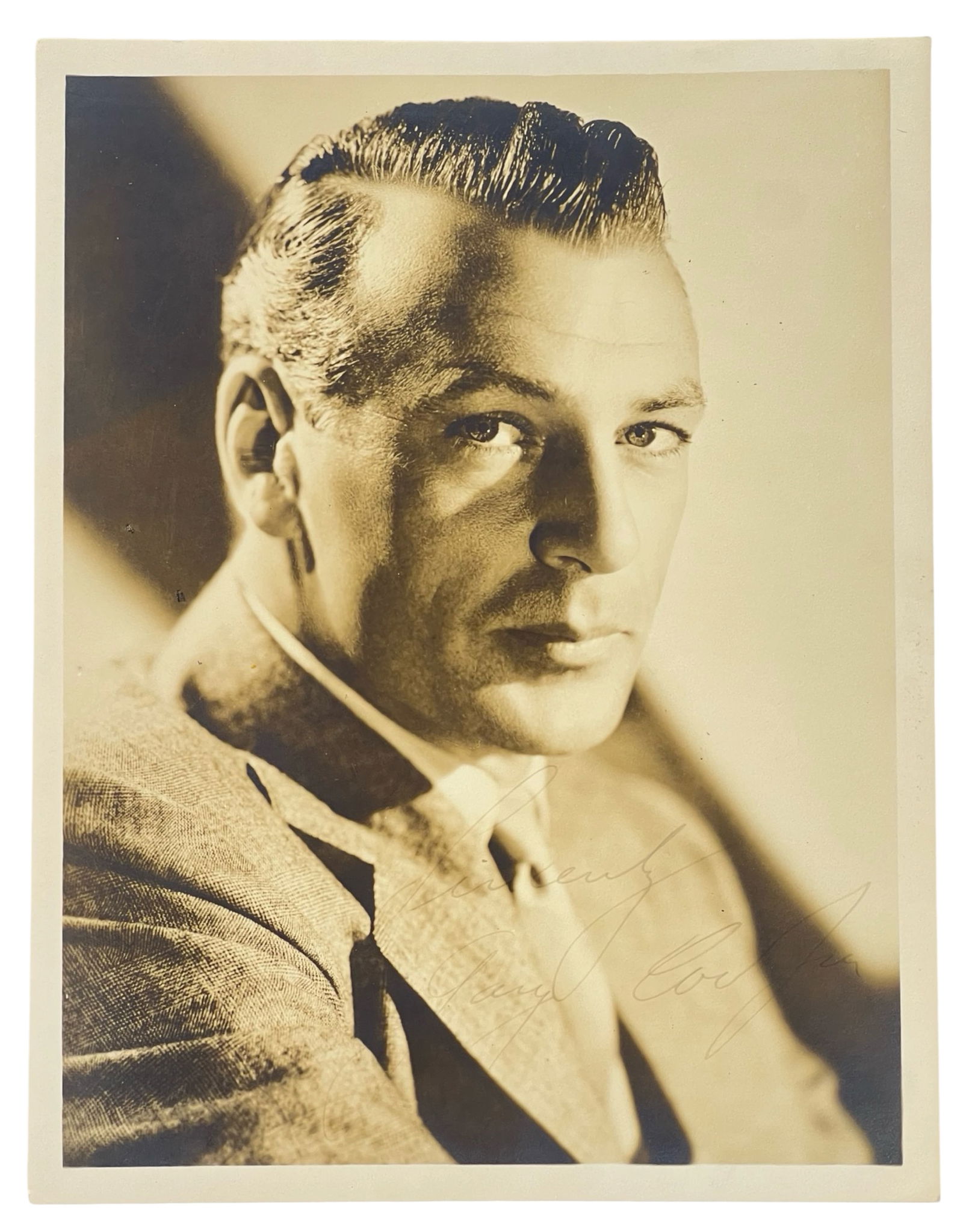 Gary Cooper Autographed Photograph (1 of 2)