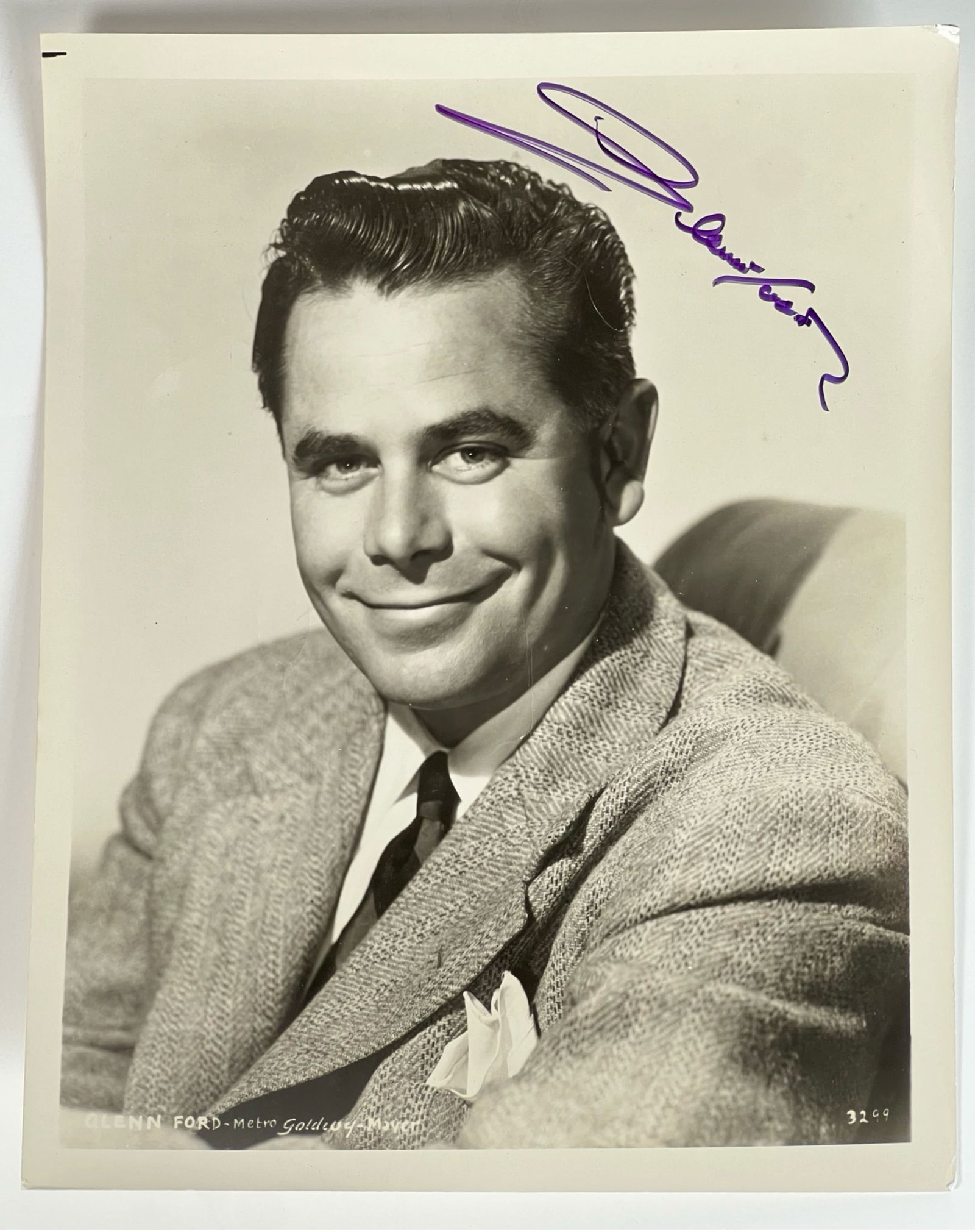 Glenn Ford Autographed Vintage Black & White Photo (1 of 2)