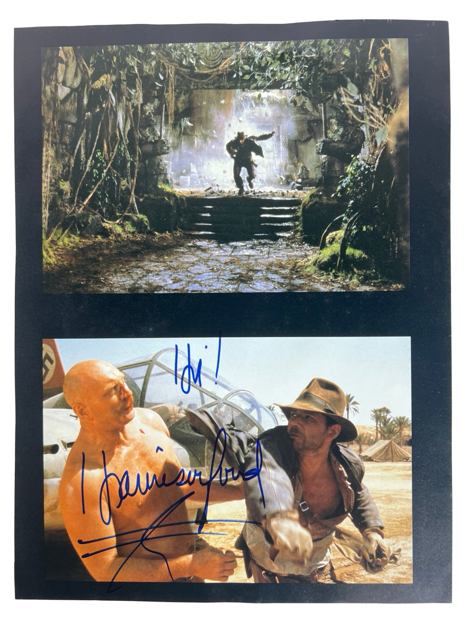 Harrison Ford Signed Indiana Jones Magazine Illust: This autographed magazine illustration features the legendary Harrison Ford in his iconic role as Indiana Jones. As one of Hollywood's most enduring action stars, Ford's signature on this vibrant illu