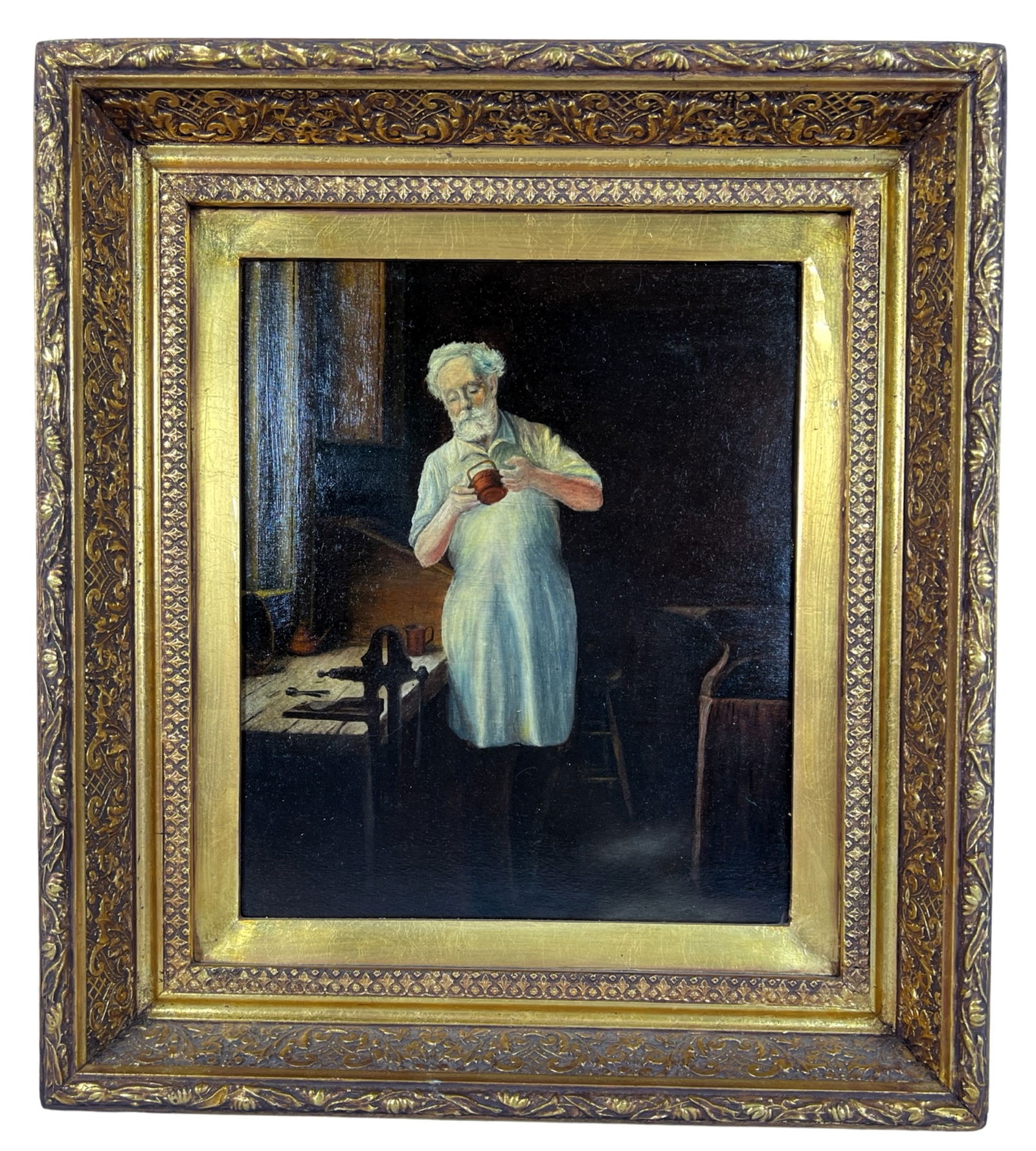 "Coppersmith"  Painting after Edgar Melville Ward (1 of 3)