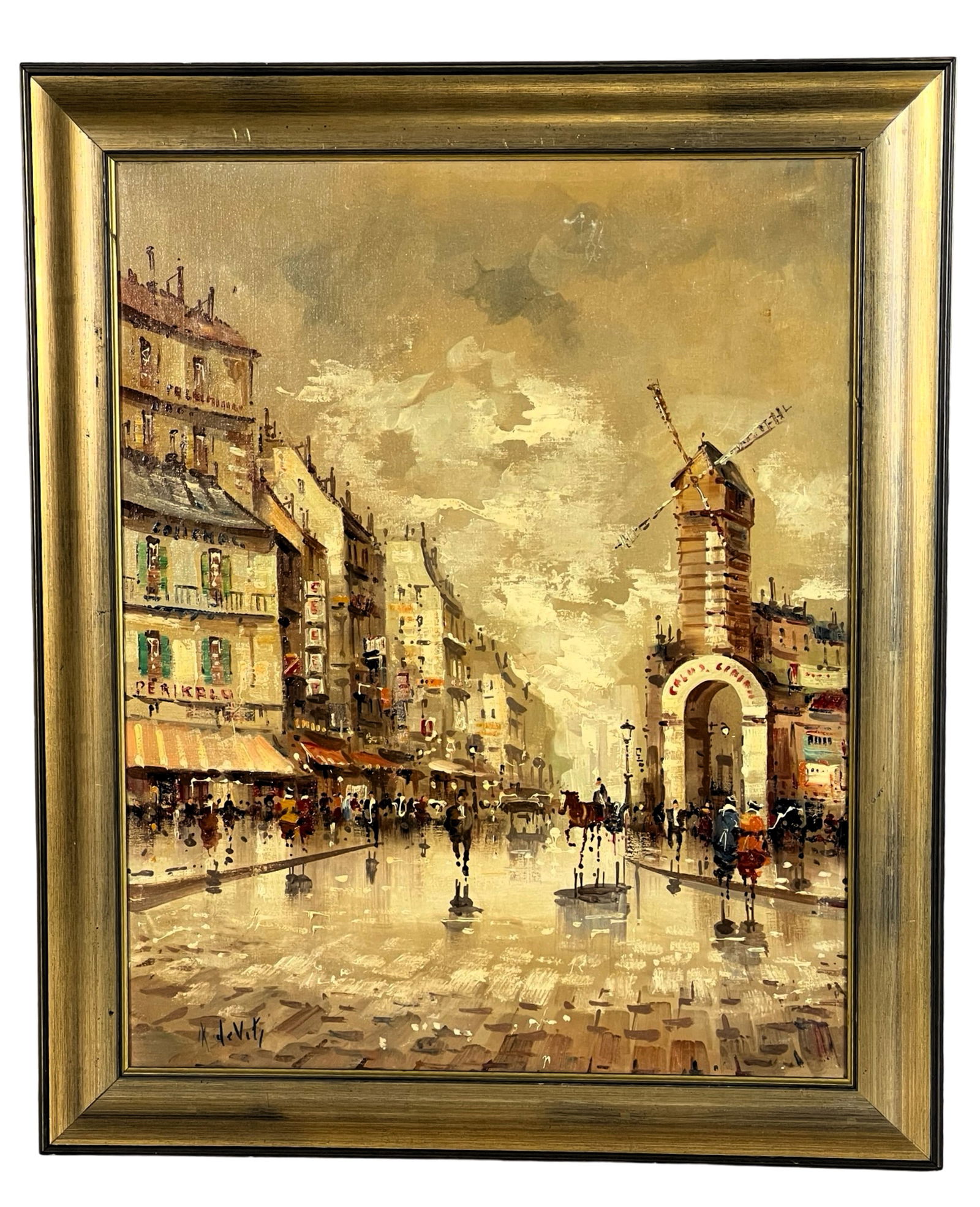Antonio DeVity - Parisian Street Scene Painting (1 of 3)