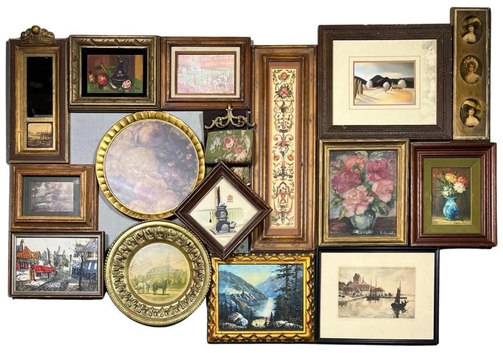 Assortment of Framed Artwork/ Paintings (1 of 7)