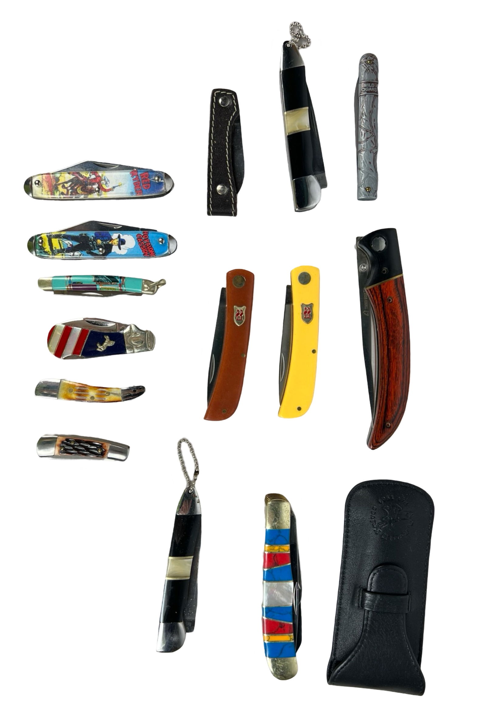 Group of Pocket/ Folding Knives: Group of Pocket/ Folding Knives. All appear to be in good overall condition.