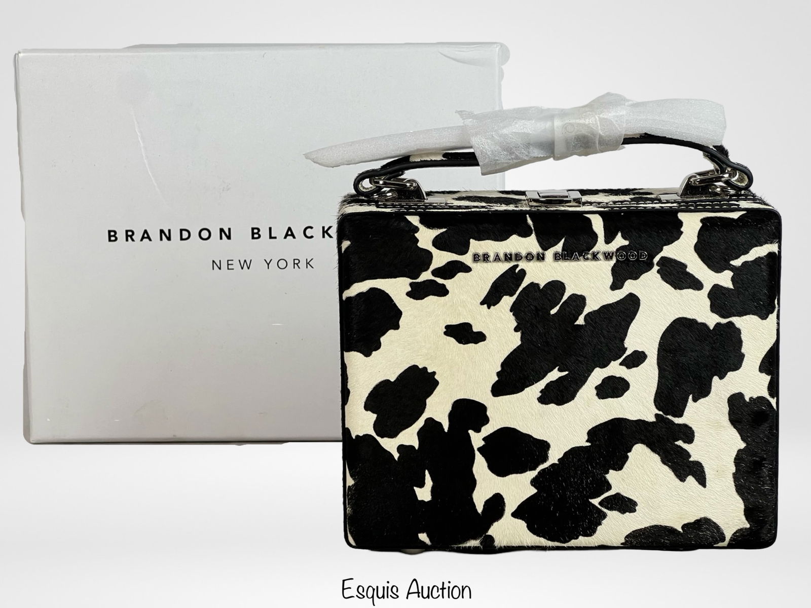Brandon Blackwood Cow Print Kendrick Trunk Bag (1 of 6)