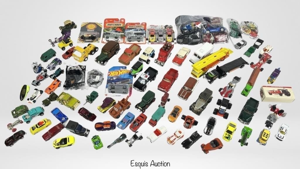 Group of Vintage Die-Cast Toy Car Models (1 of 5)