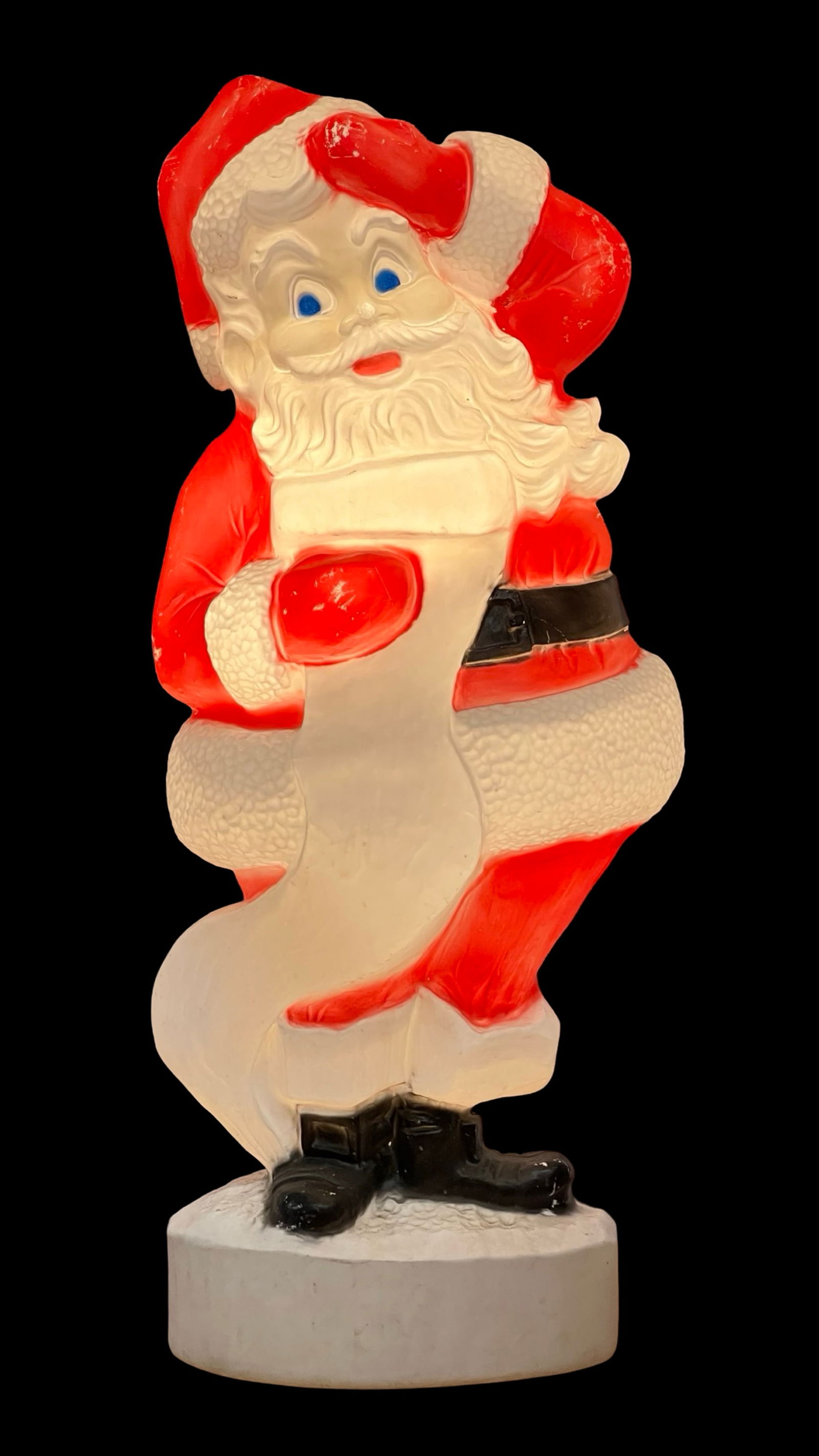 Vintage Santa Christmas 43" Lighted Blow Mold (1 of 4)