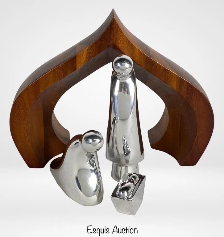 Nambe Nativity Scene Figurines by Todd Weber (1 of 3)