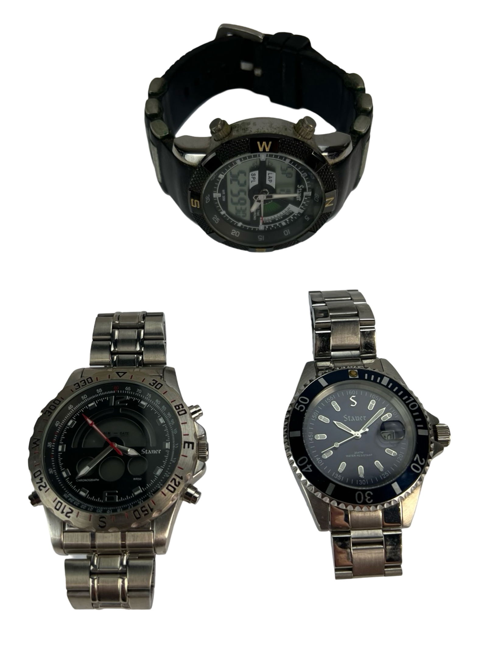 Men's Stauer Wrist Watches- Lot of 3 (1 of 5)