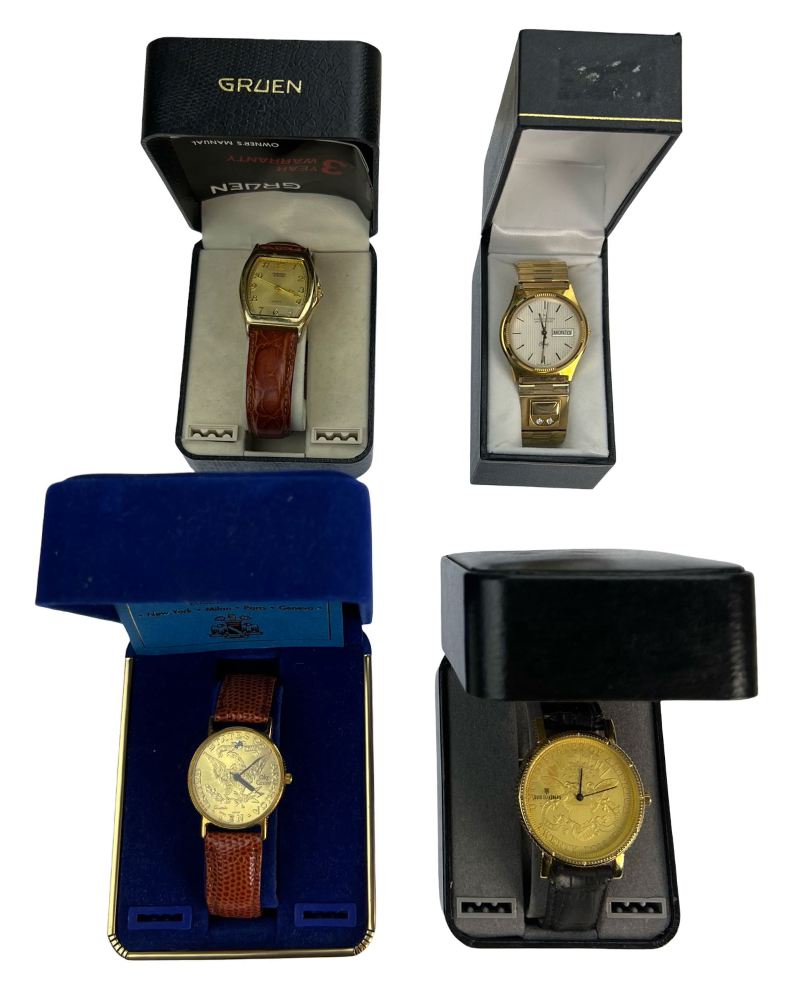 Men's Wrist Watches-Gruen, Louis Eliasberg Gold Co (1 of 7)