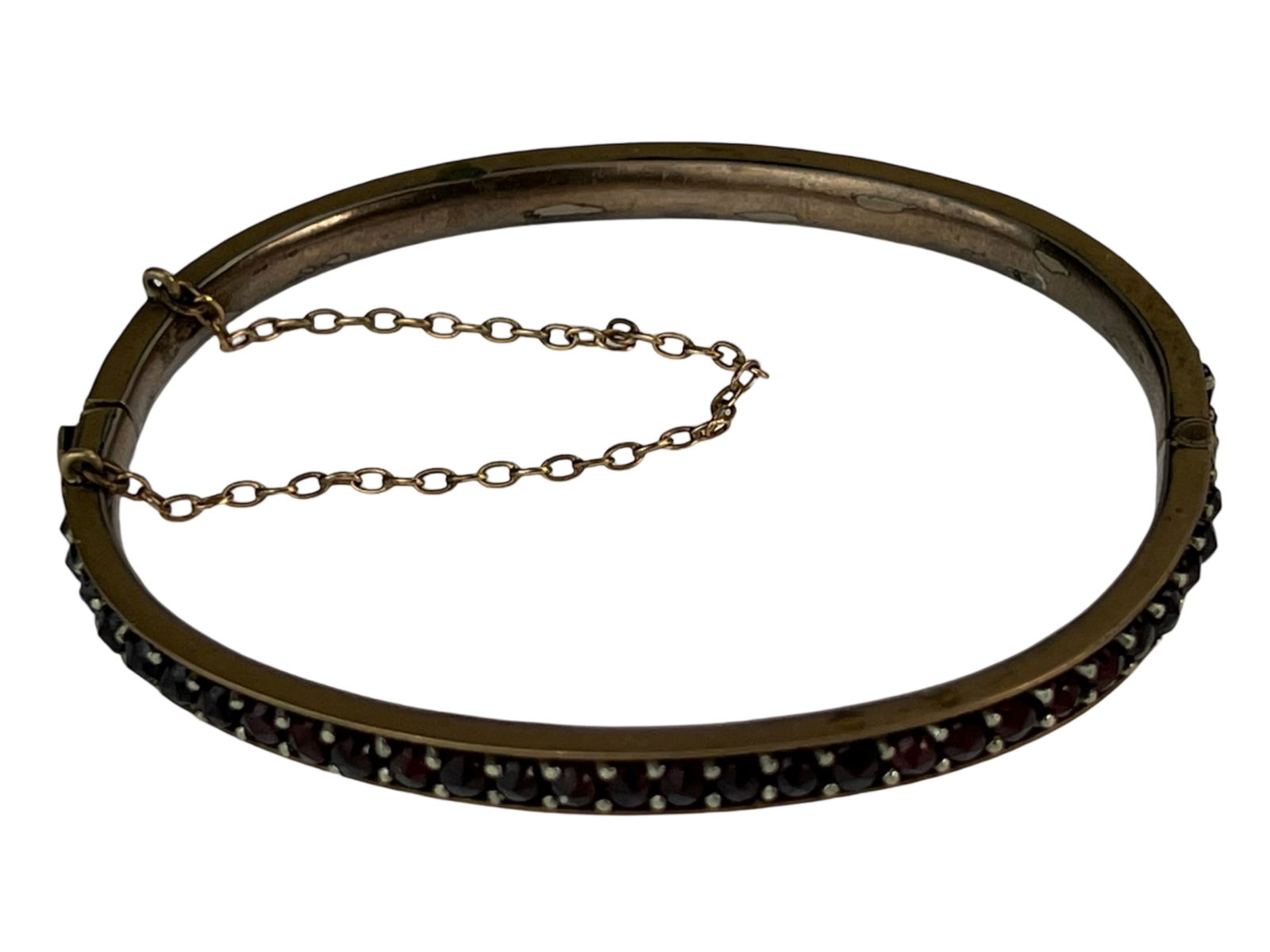 Antique Edwardian Bohemian Garnet Bracelet (1 of 5)