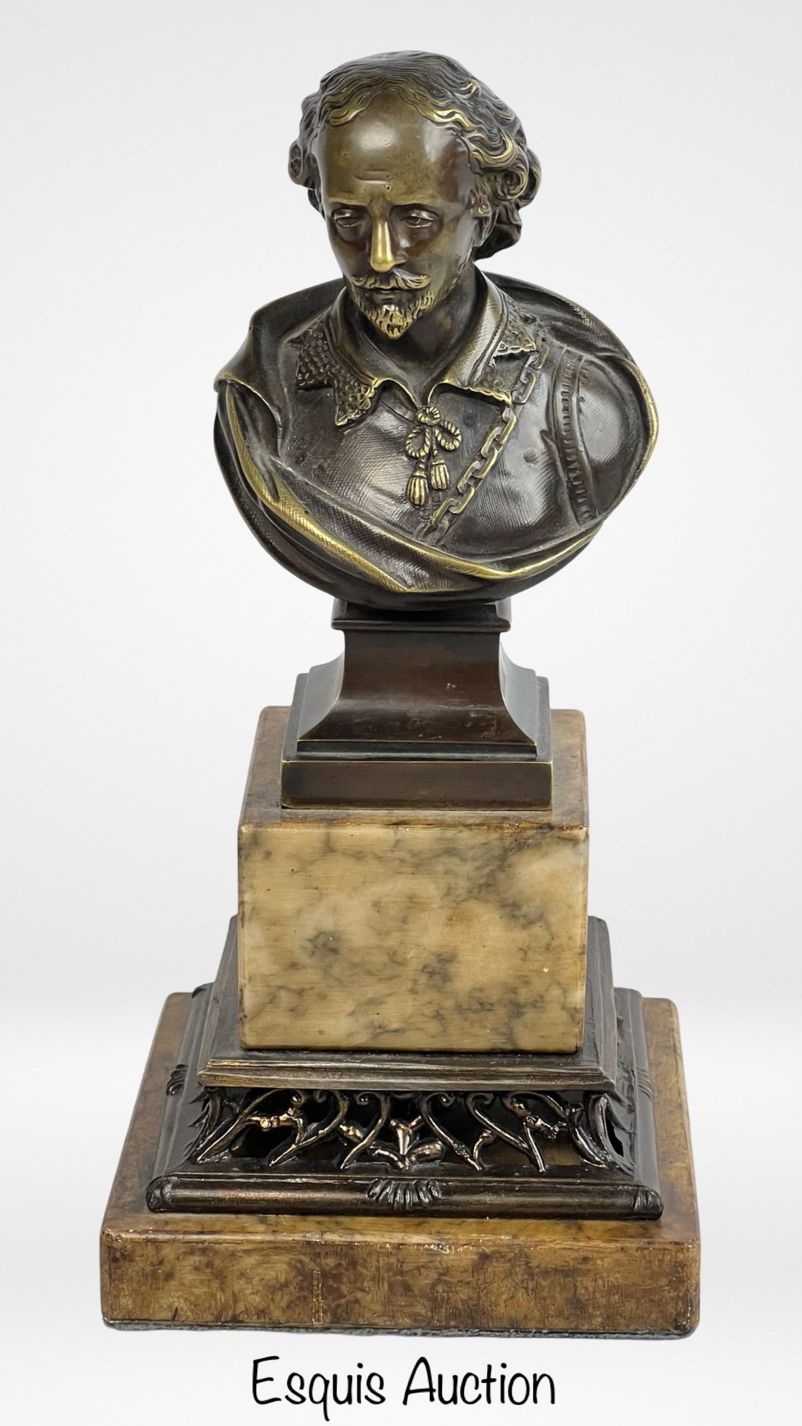 William Shakespeare early 20th C. Bronze Bust (1 of 5)