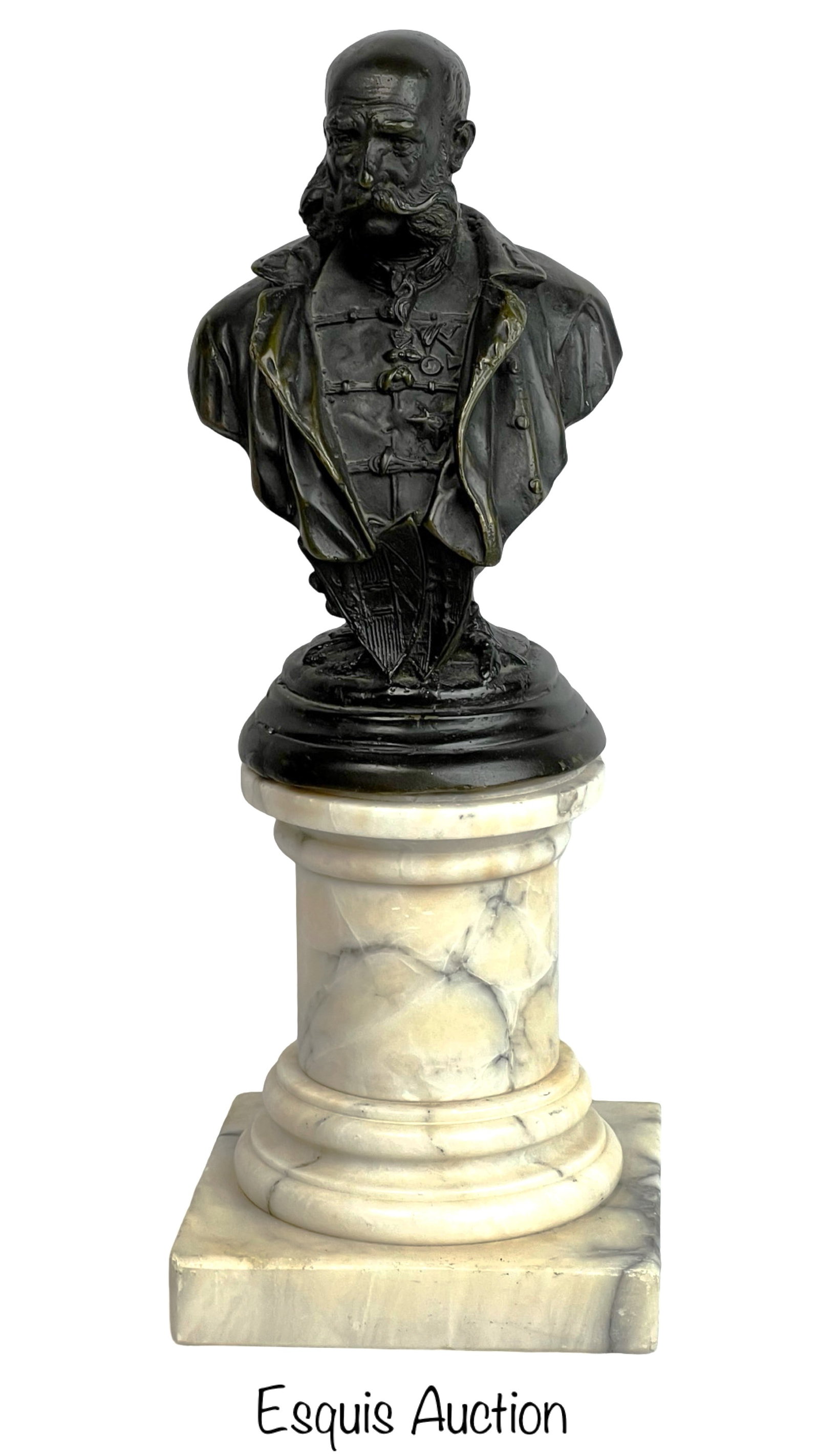 Emperor Franz Joseph I of Austria Bronze Bust (1 of 4)