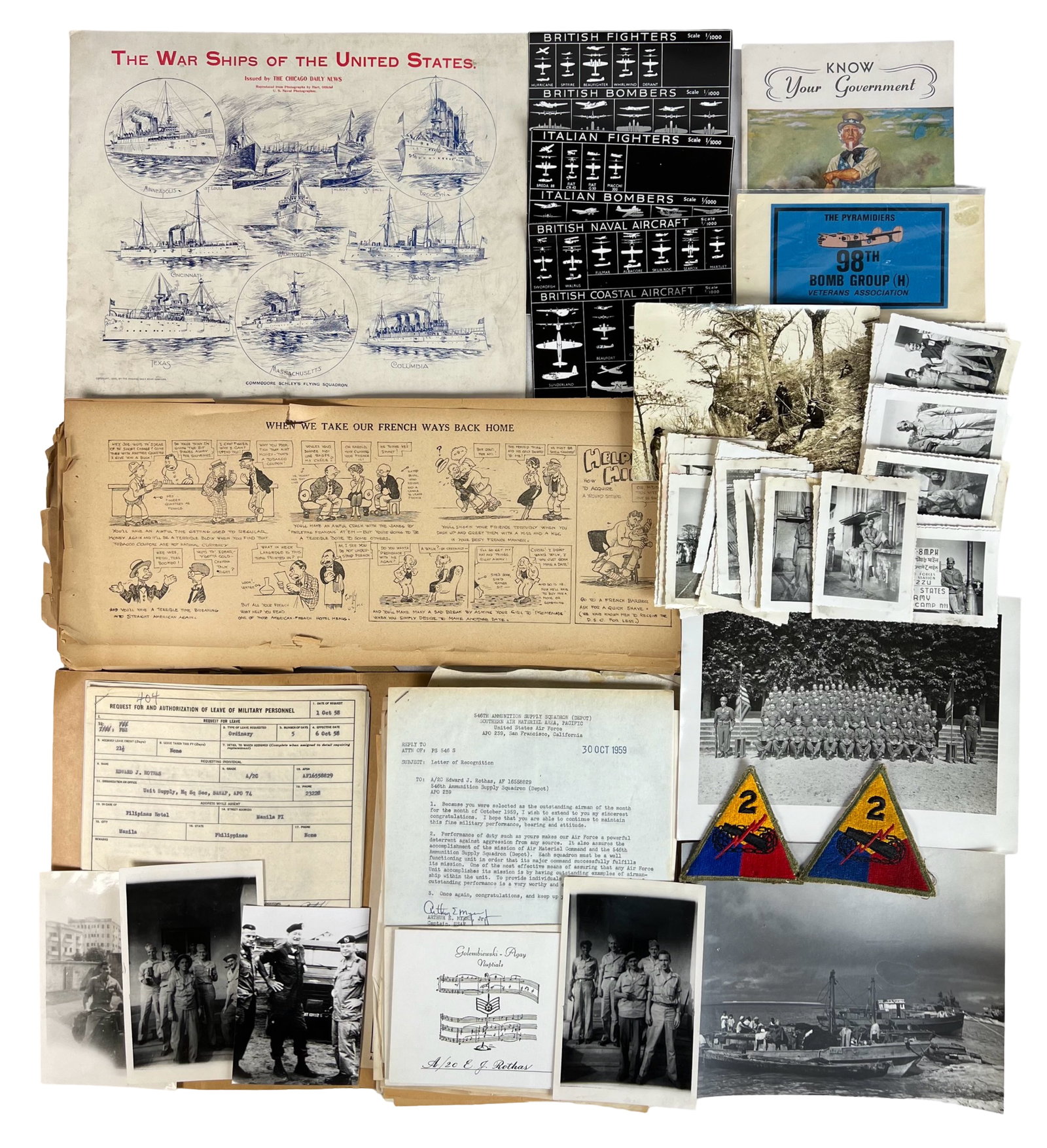 WWI and WWII Military Ephemera Collection (1 of 7)