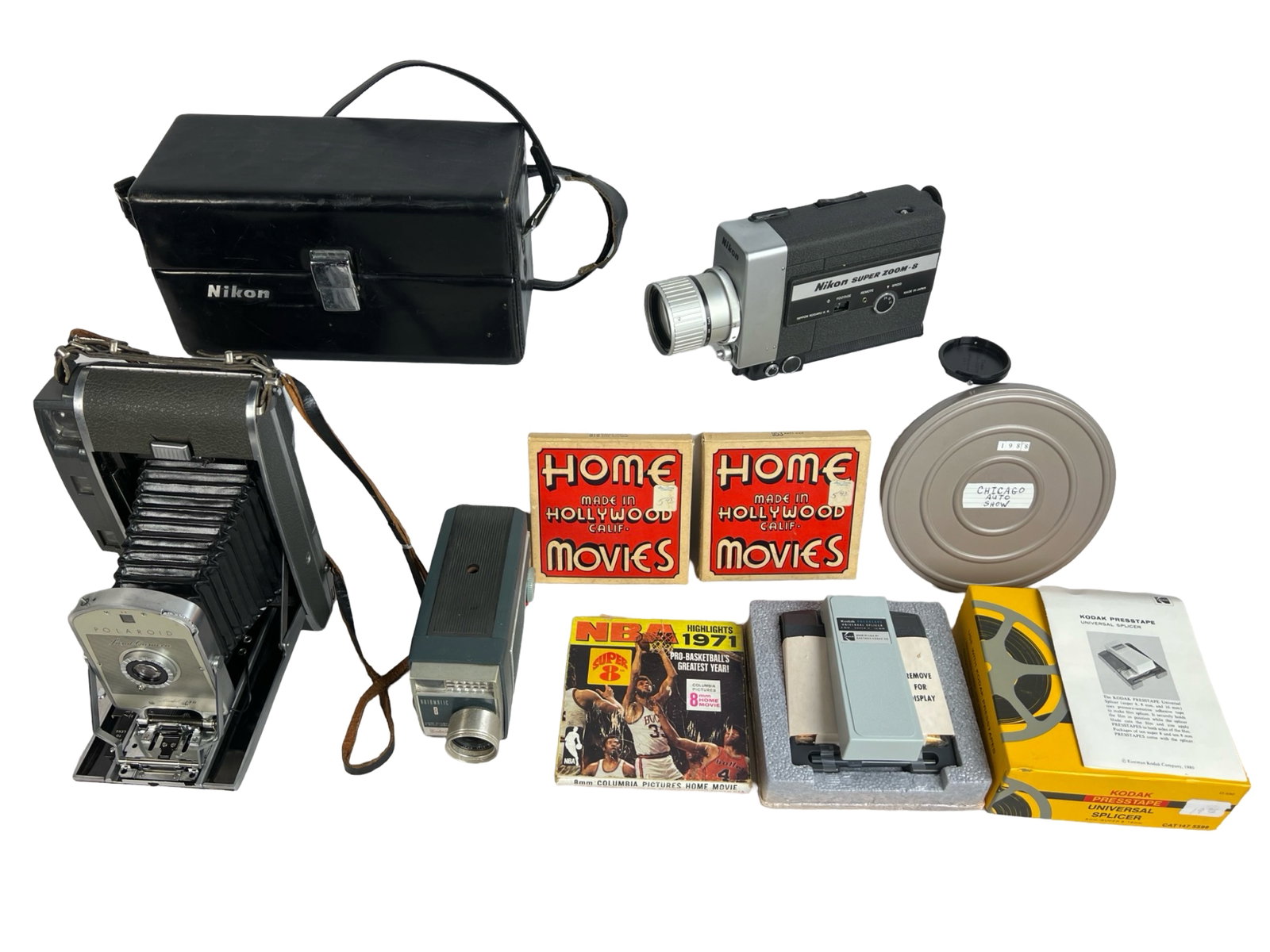 Vintage Cameras & 8mm Film Movies: Vintage Cameras & 8mm Film Movies. Cameras are untested.