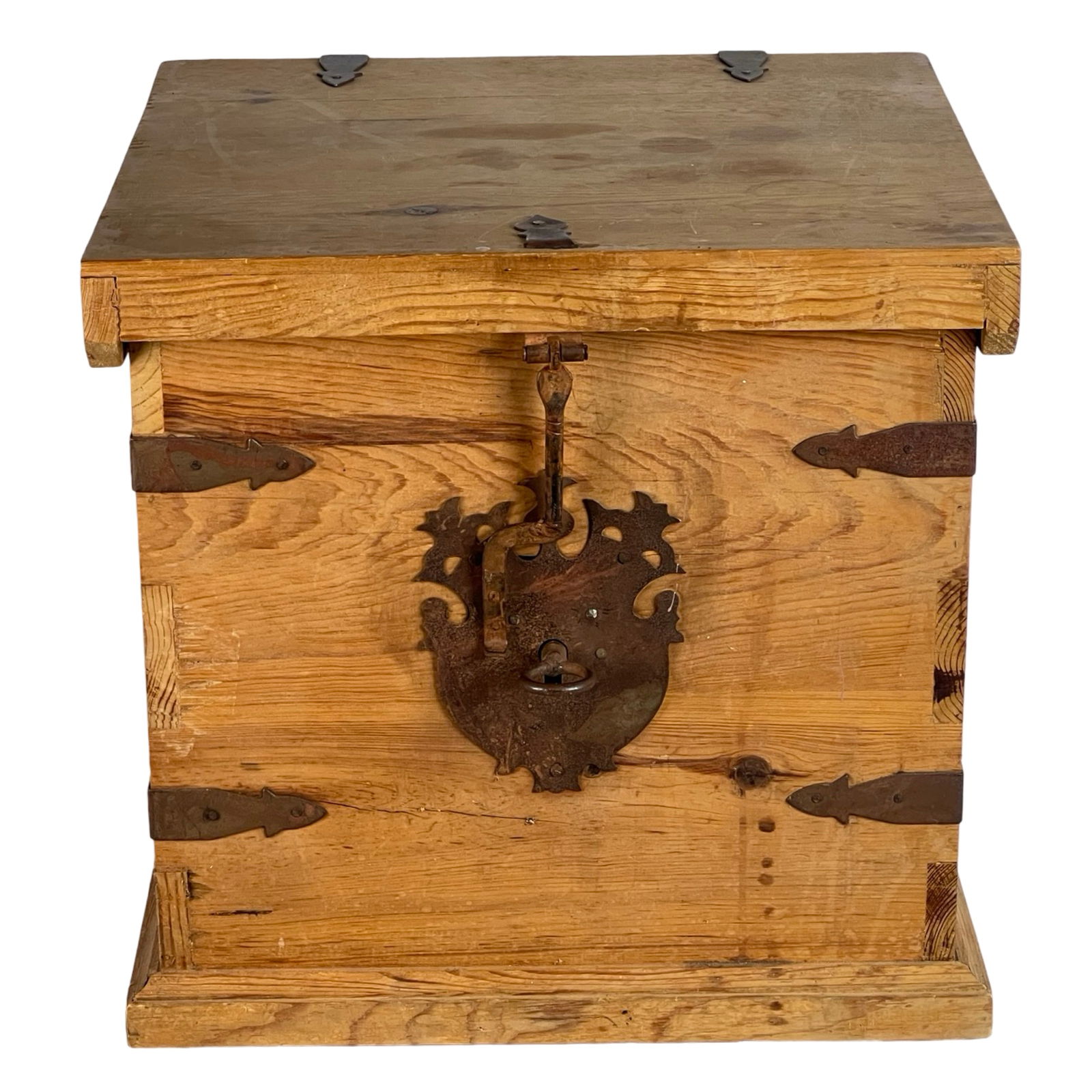 Vintage Wooden Rustic Storage Chest (1 of 5)