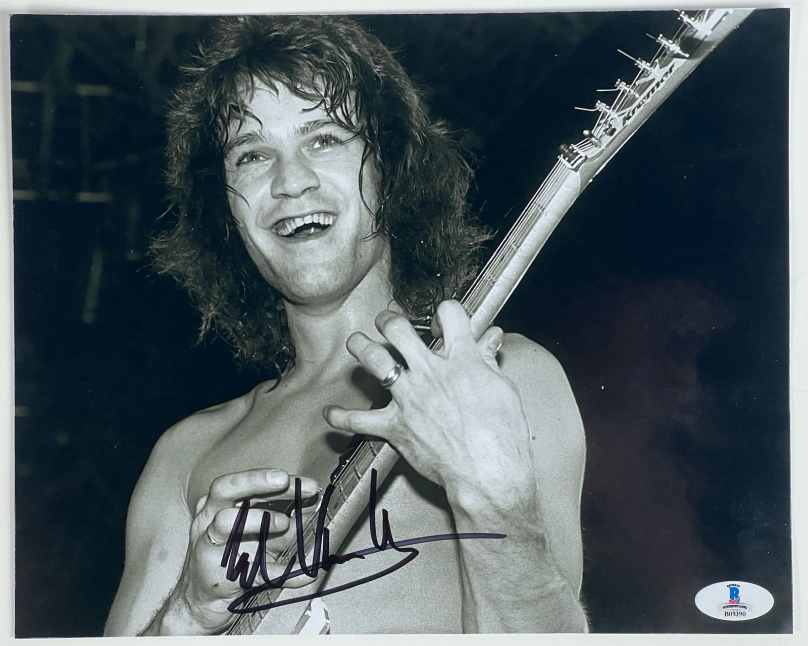Eddie Van Halen Autographed/ Signed Photograph (1 of 3)