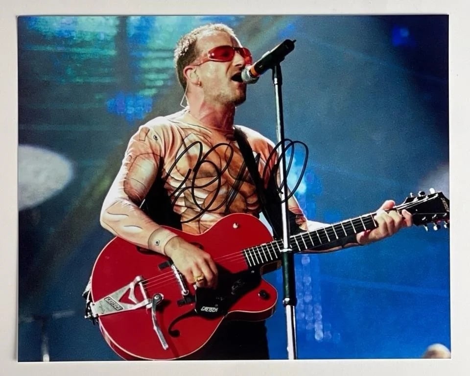 Bono "U2" Legend Signed/ Autographed Photograph (1 of 3)