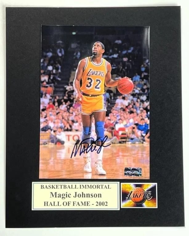 Magic Johnson Autographed/ Signed Photo (1 of 3)
