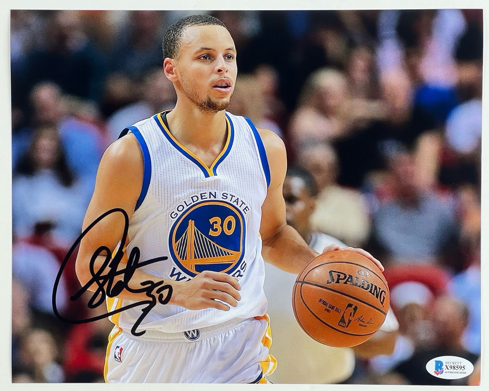 Stephen Curry Autographed/ Signed Photograph (1 of 3)