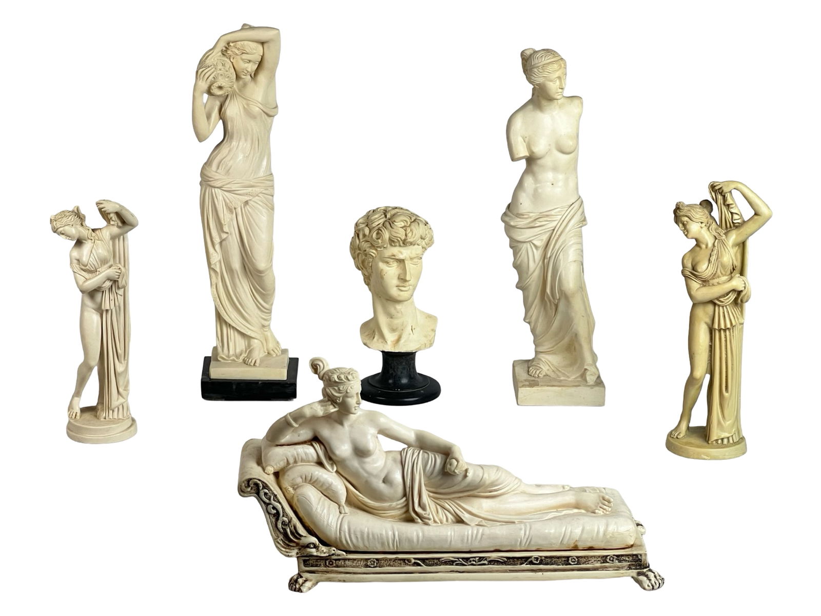 Group of Classical Roman & Greek Style Sculptures (1 of 8)