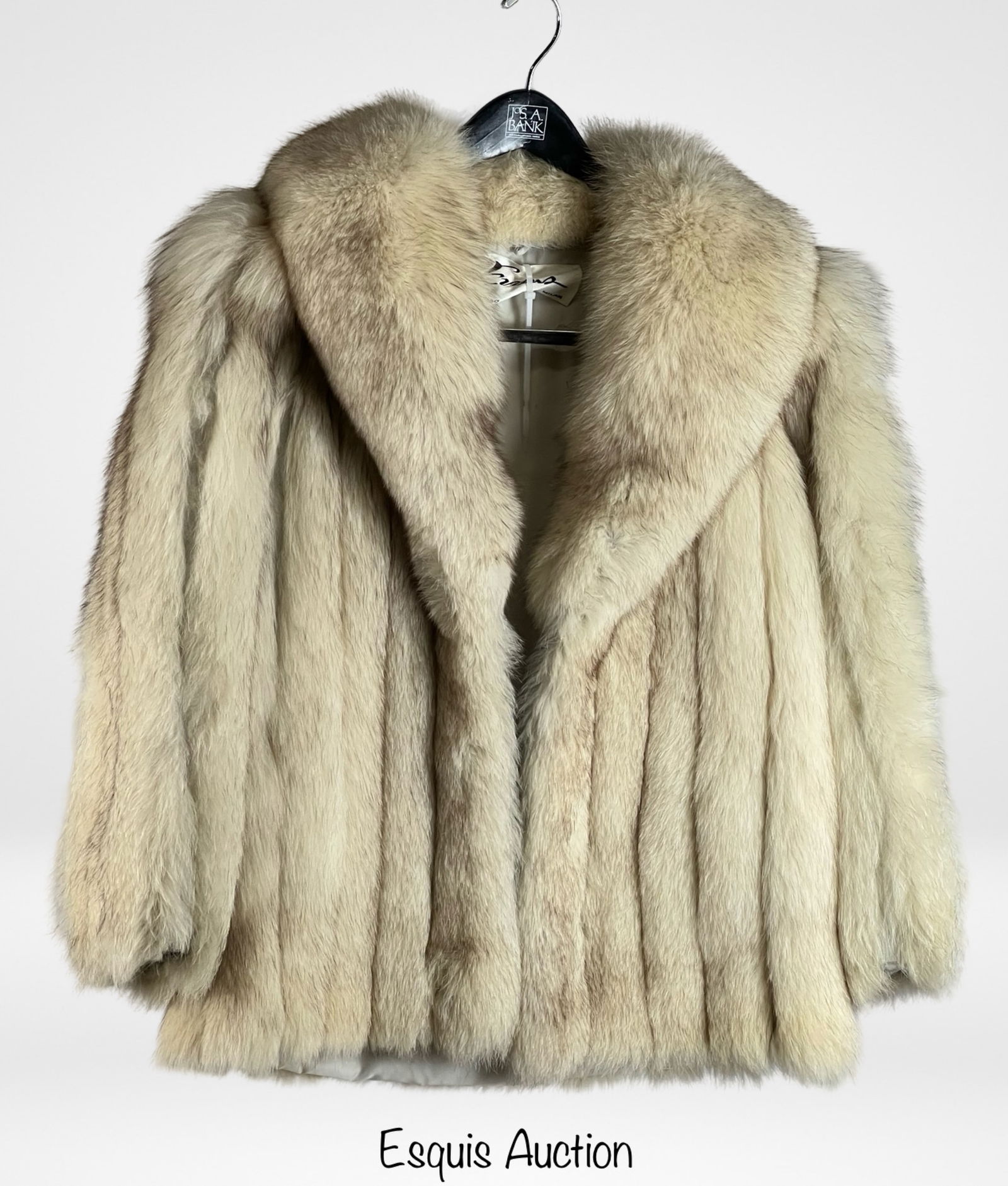 Lady's Genuine Blue/ Silver Fox Fur Jacket (1 of 3)