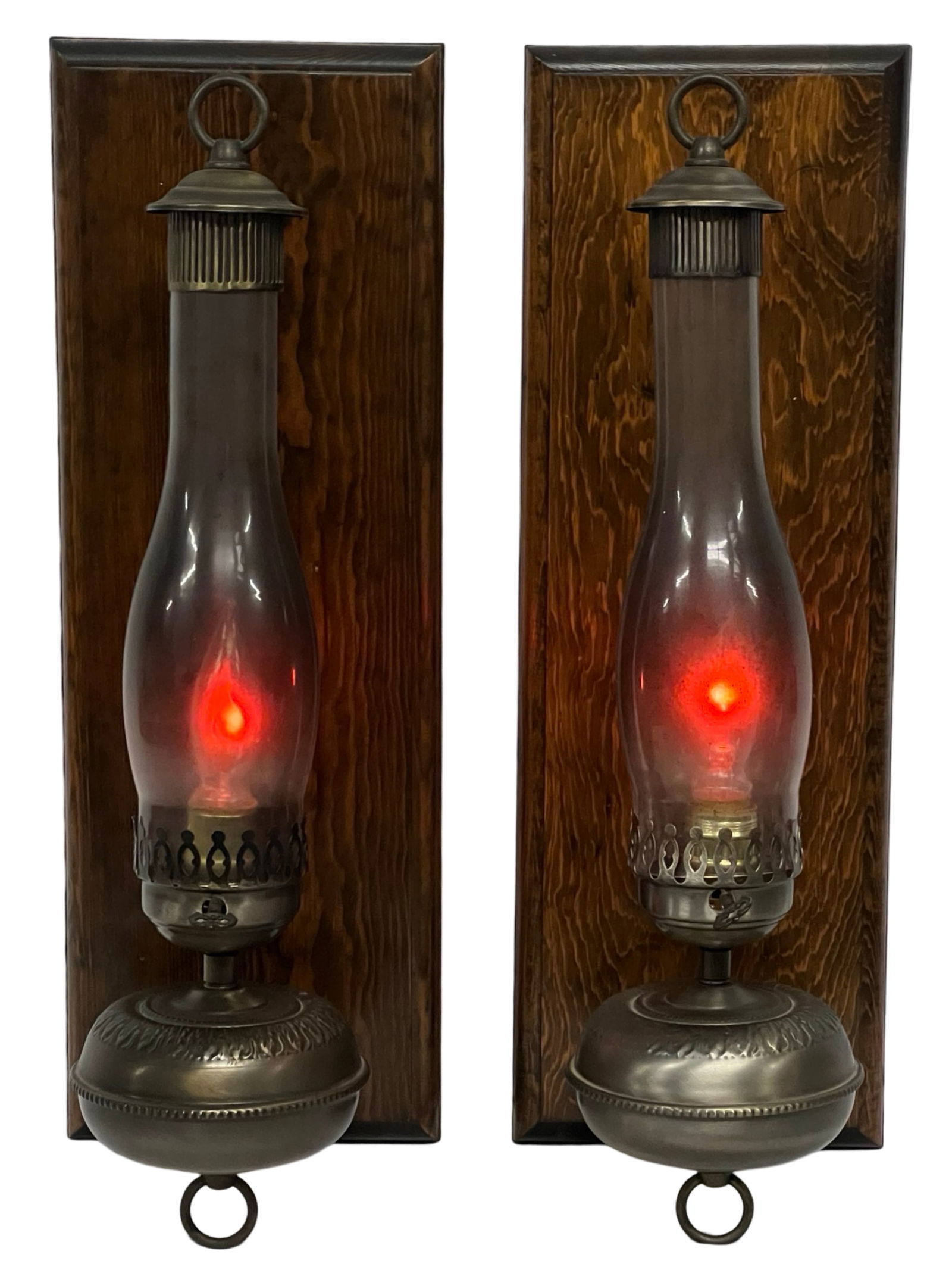 Pair of Vintage Electric Wall Sconce Lights (1 of 5)