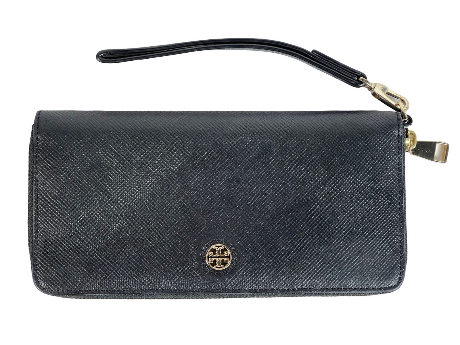 Tory Burch Designer Leather Wristlet (1 of 4)