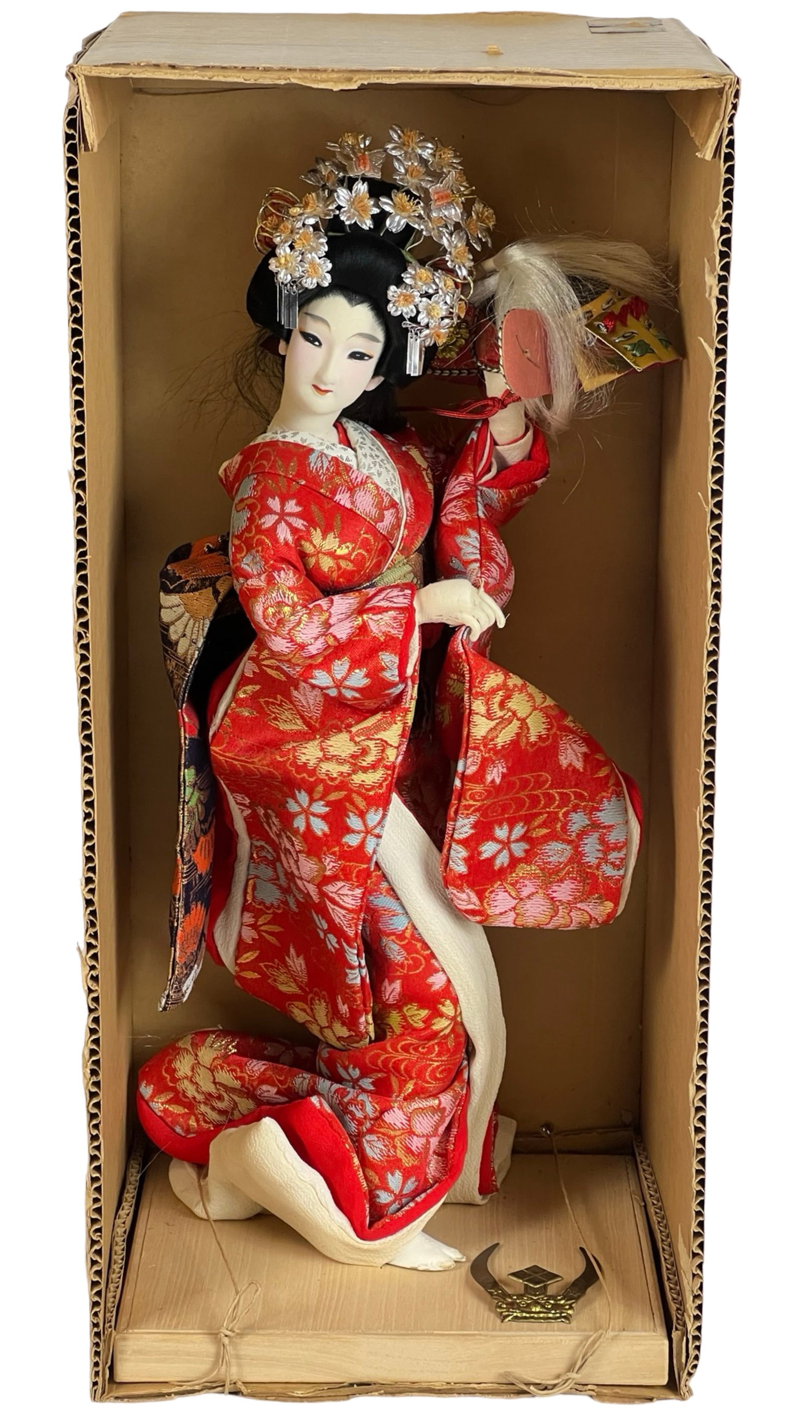 Vintage Japanese Geisha Doll in Traditional Outfit (1 of 3)