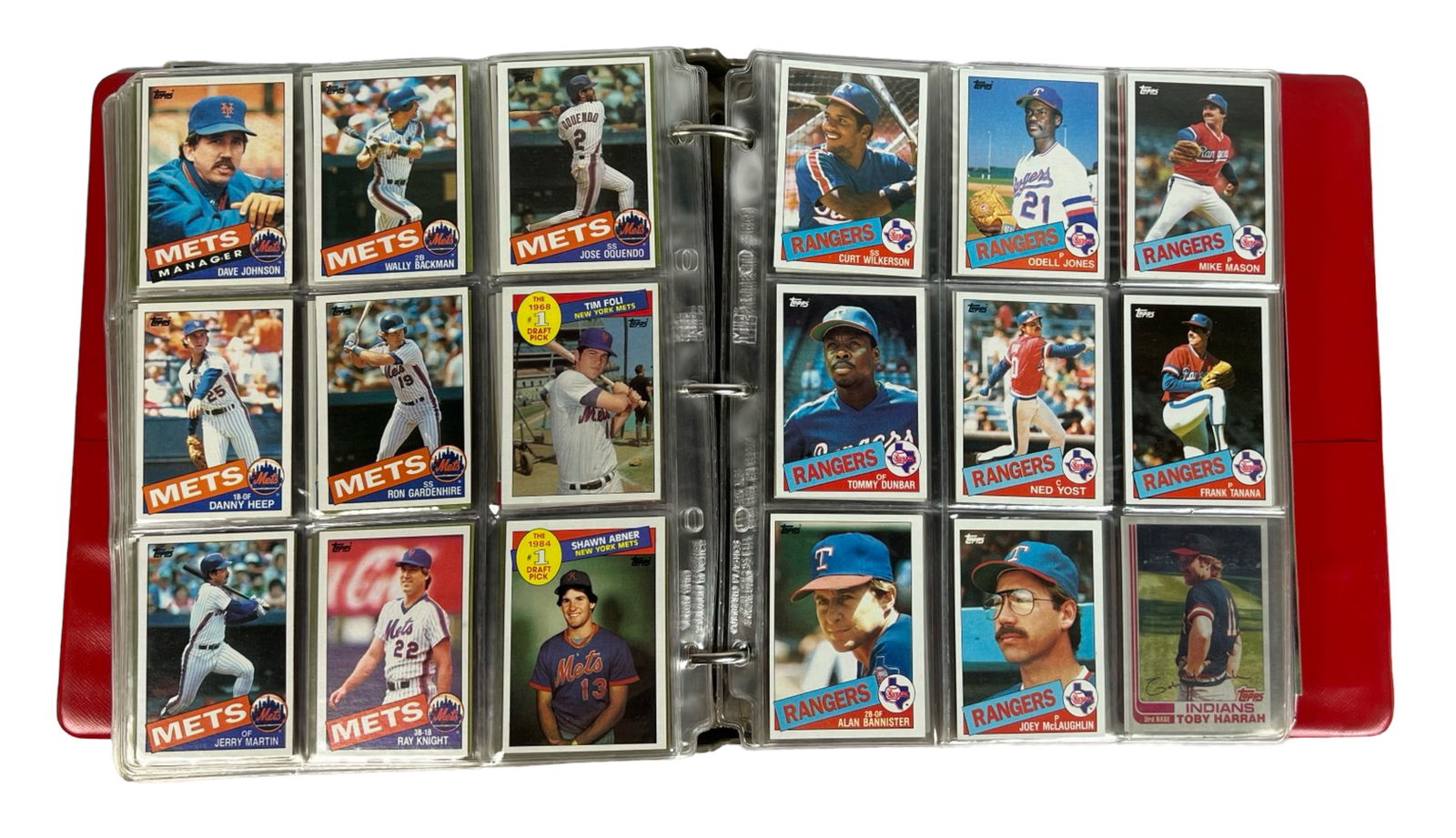 Binder full of 1985 Topps Baseball Cards (1 of 9)