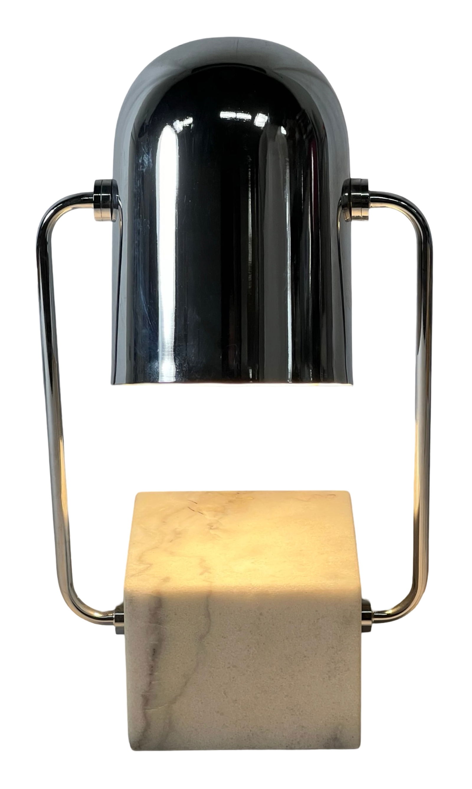 Hextra Marble & Chrome Modern Desk Lamp (1 of 2)