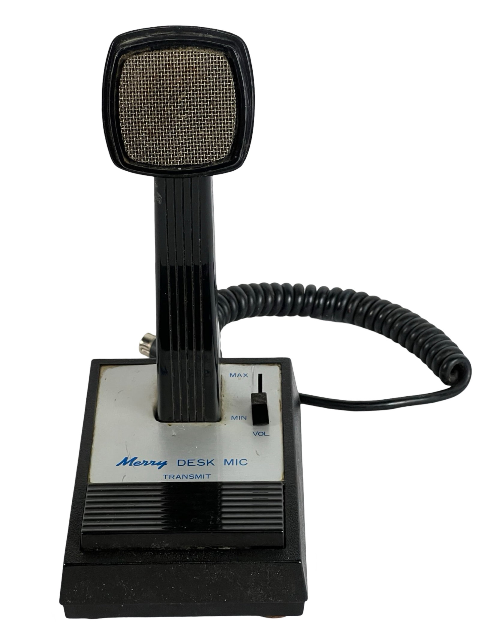 Vintage Rowe AMI Merry Desk Mic Microphone: Vintage Rowe AMI Merry Desk Mic Microphone. Normal age related wear.
