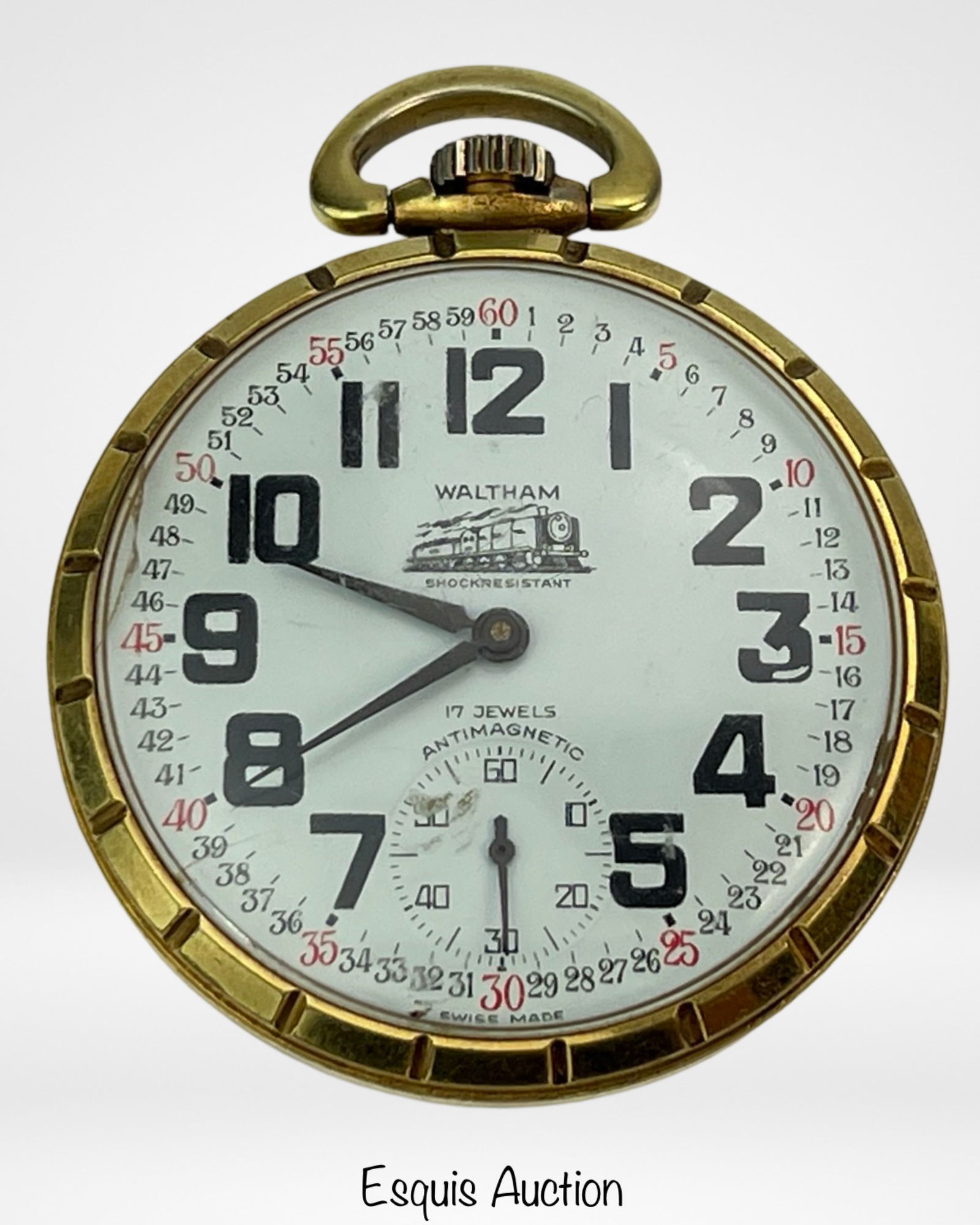 1901 Ball Waltham 17 Jewel Railroad Pocket Watch