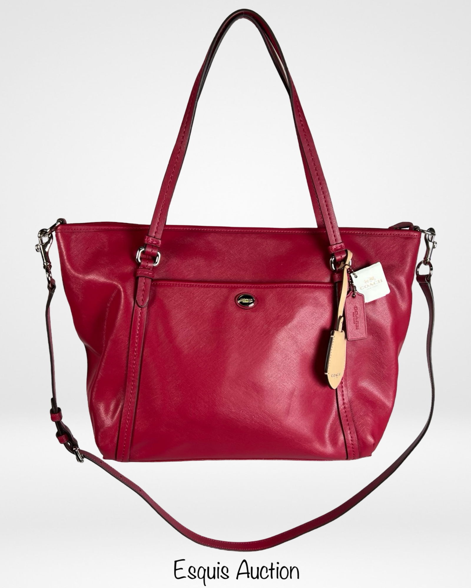 Coach Peyton Leather Pocket Tote Bag- New (1 of 5)