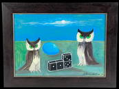 Gertrude Abercrombie Surrealist Oil Painting