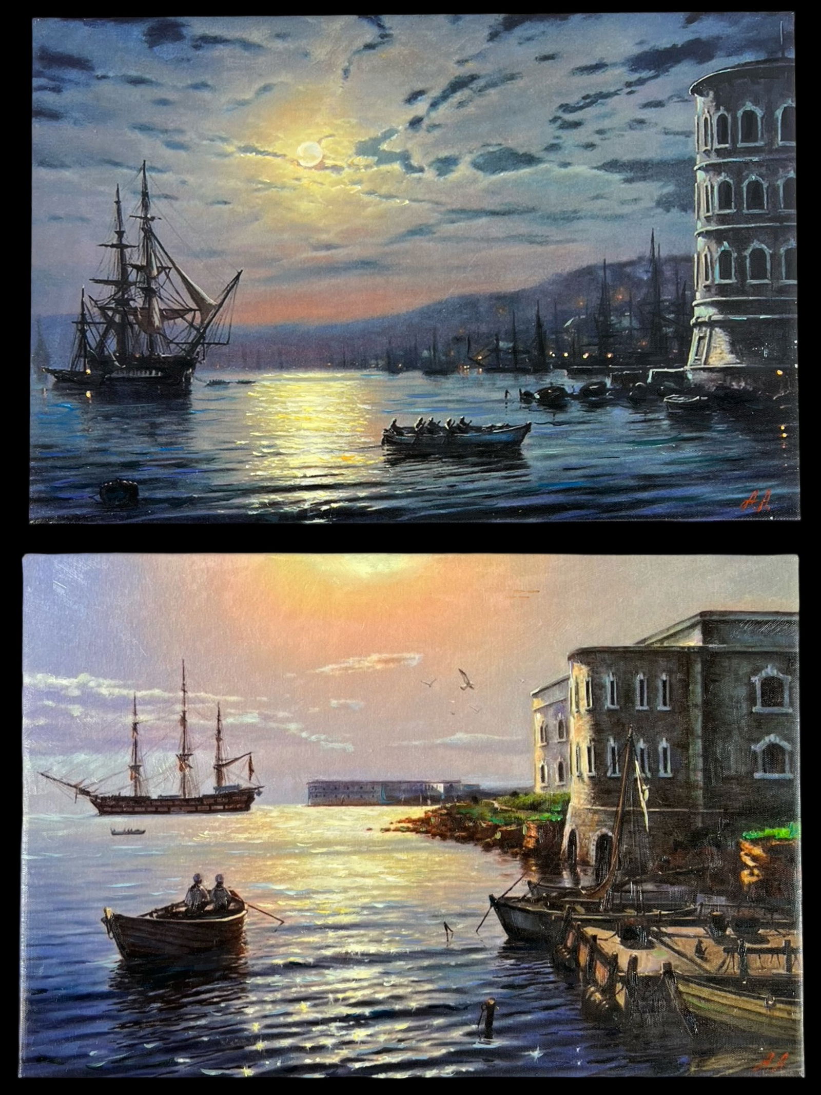 Alexandr Aganin - Nautical  Embellished Canvas (1 of 3)