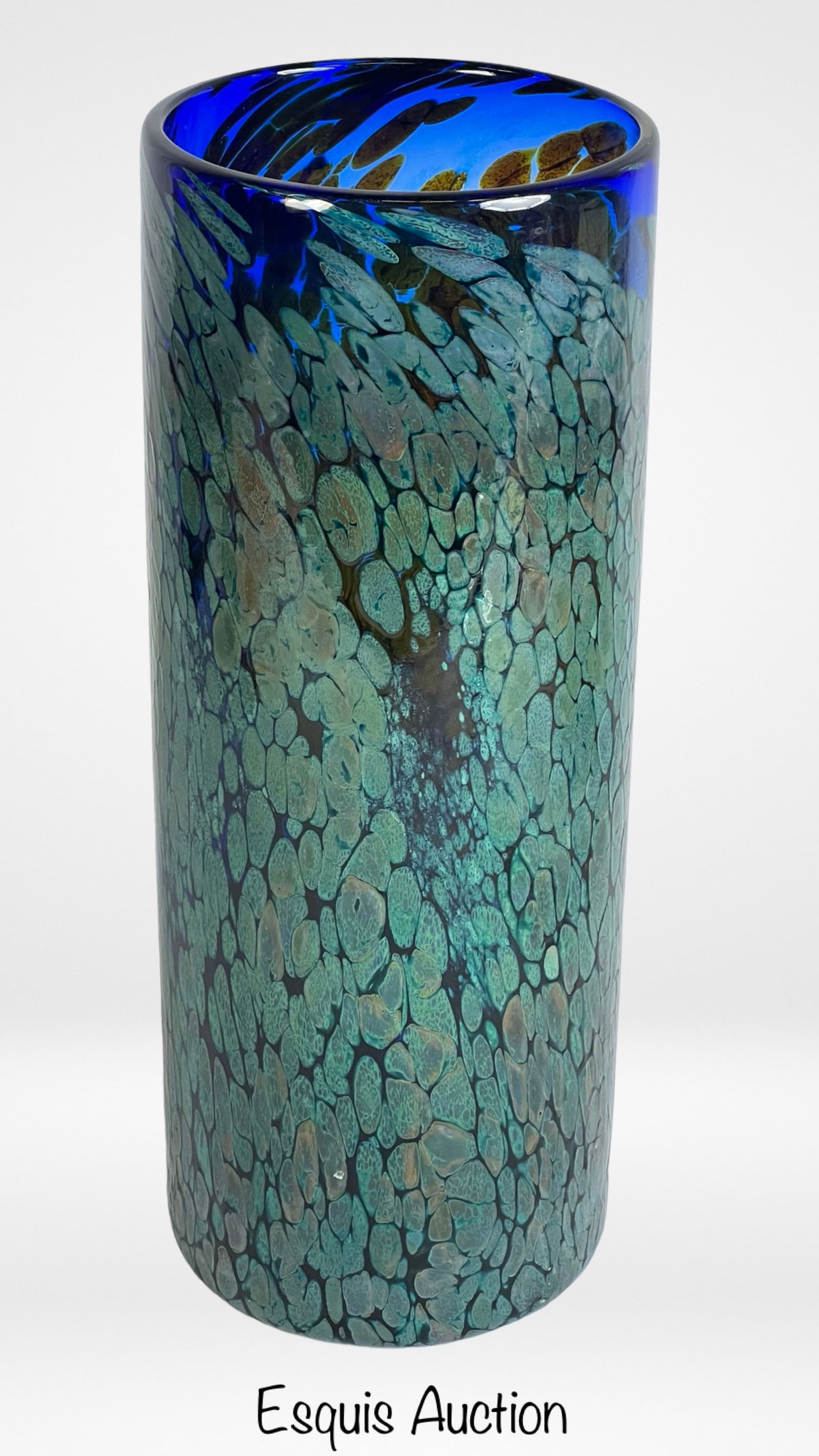 Contemporary Studio Art Glass Vase- Artist Signed (1 of 4)