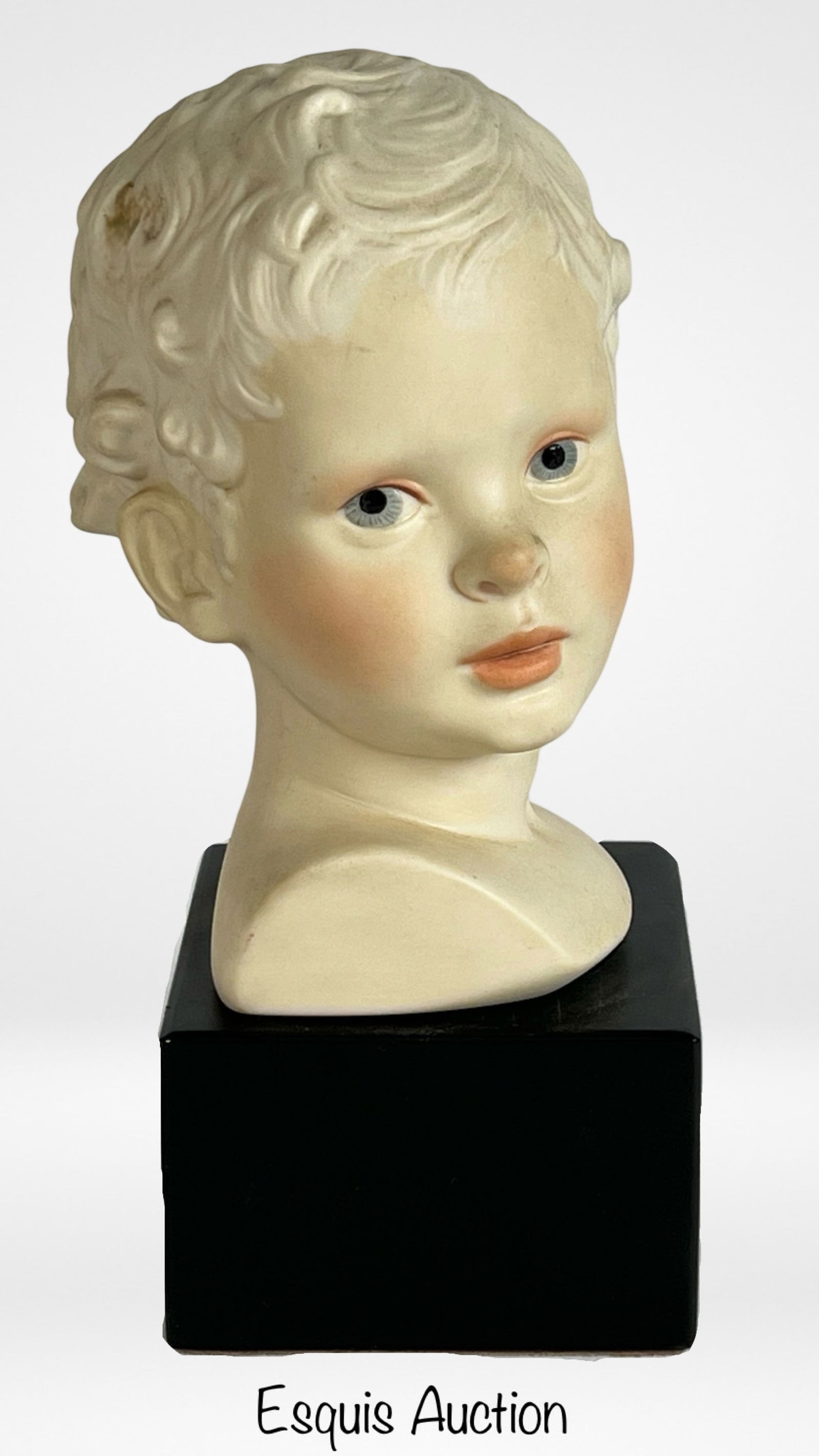 Cybis Porcelain Bust of a Child (1 of 4)