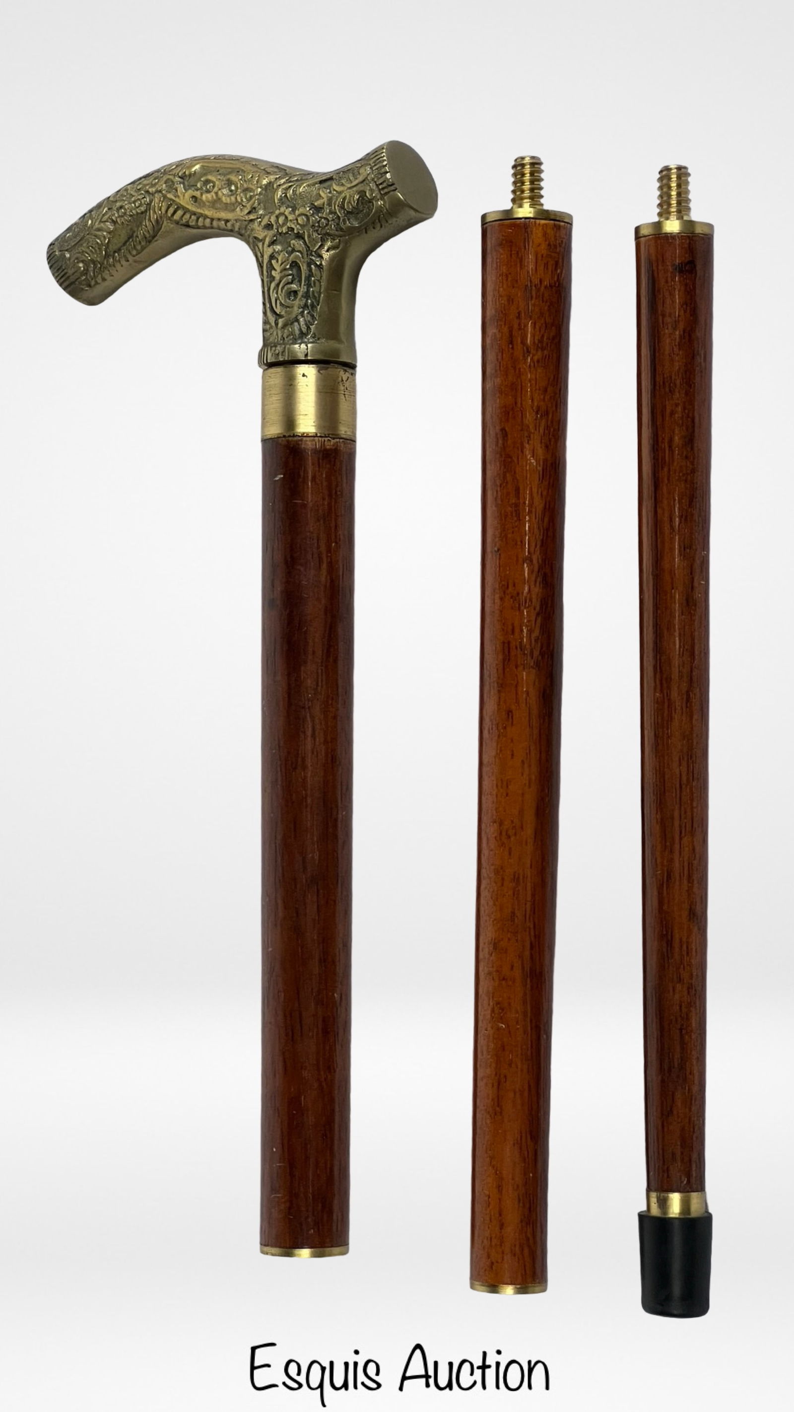 Brandy Smuggler Walking Cane/ Stick w/ Hidden Vial (1 of 5)