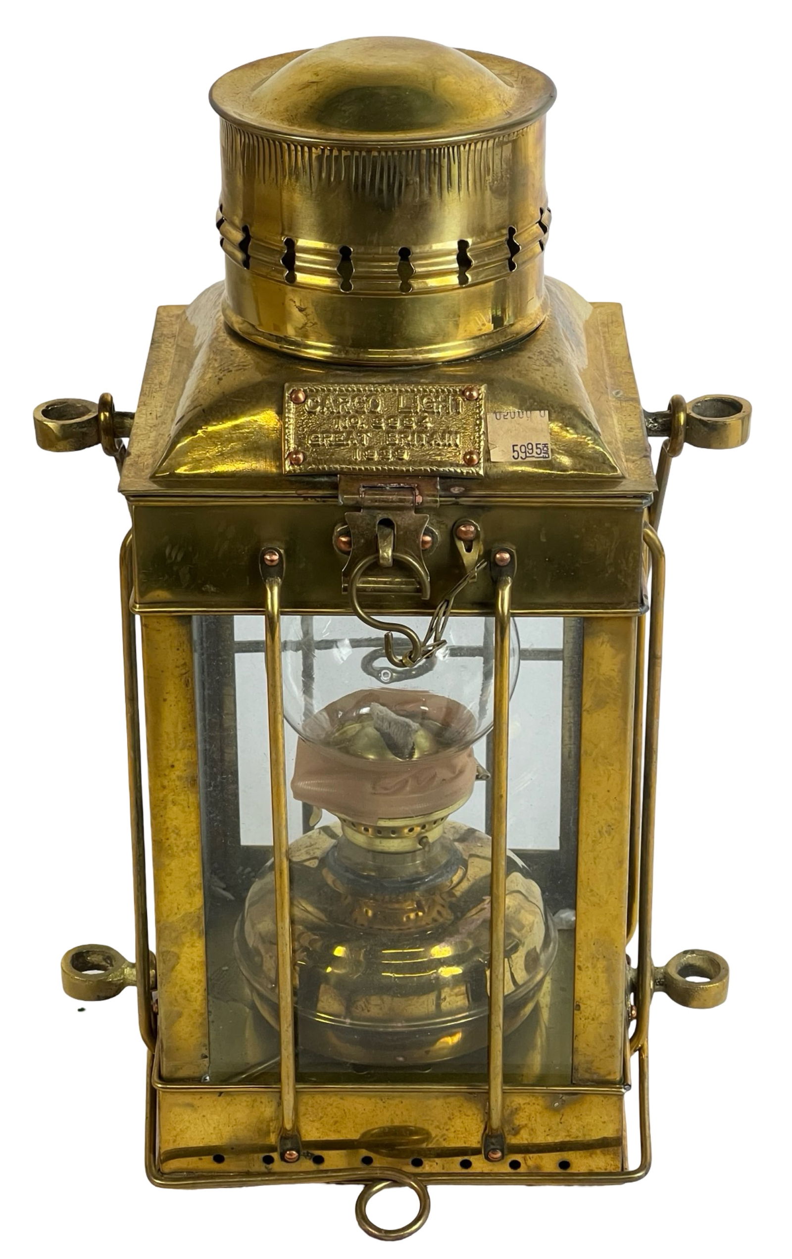 Cargo Light No 3954 Brass Lantern (1 of 5)