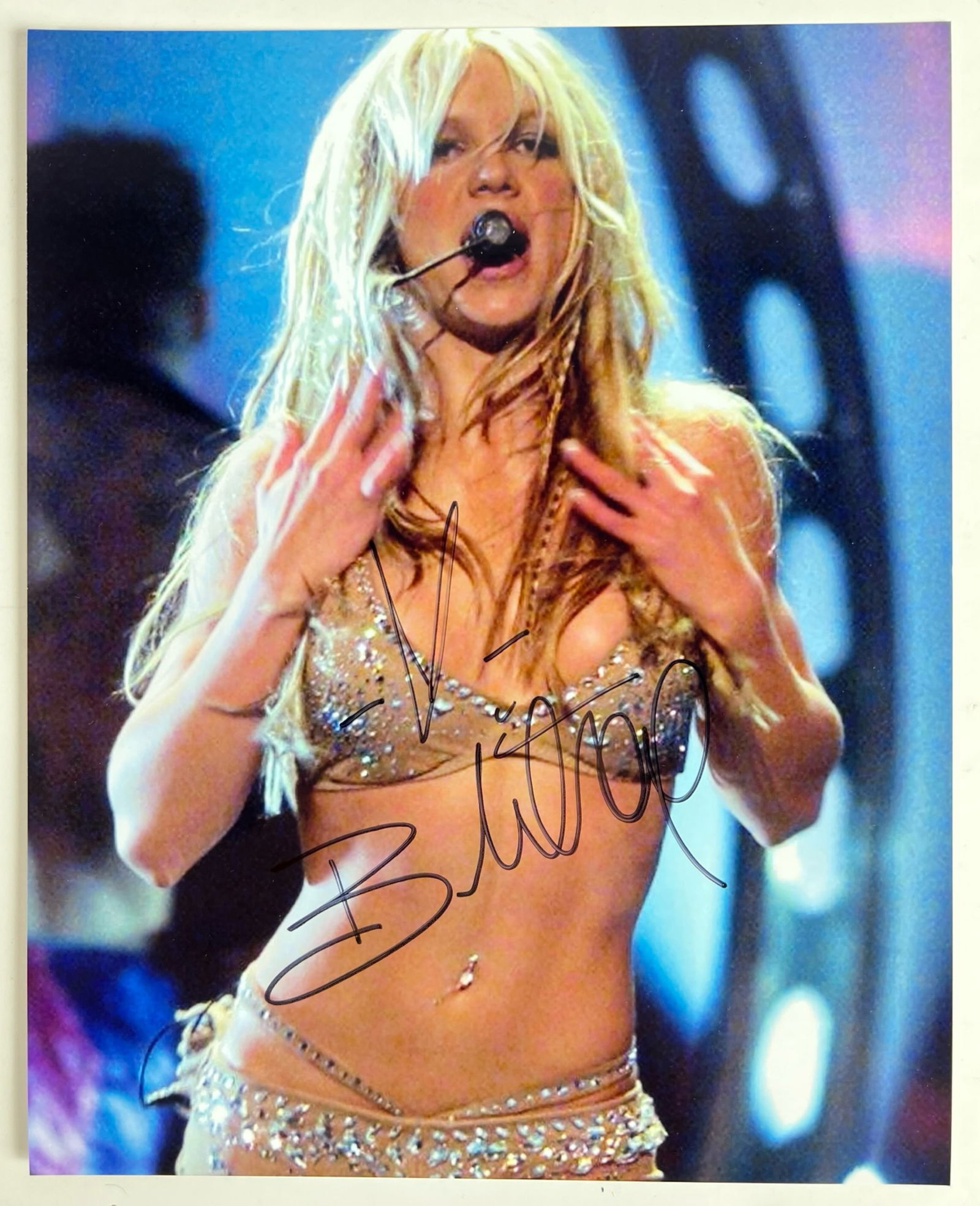 Britney Spears Autographed Sexy Performance Photo (1 of 4)