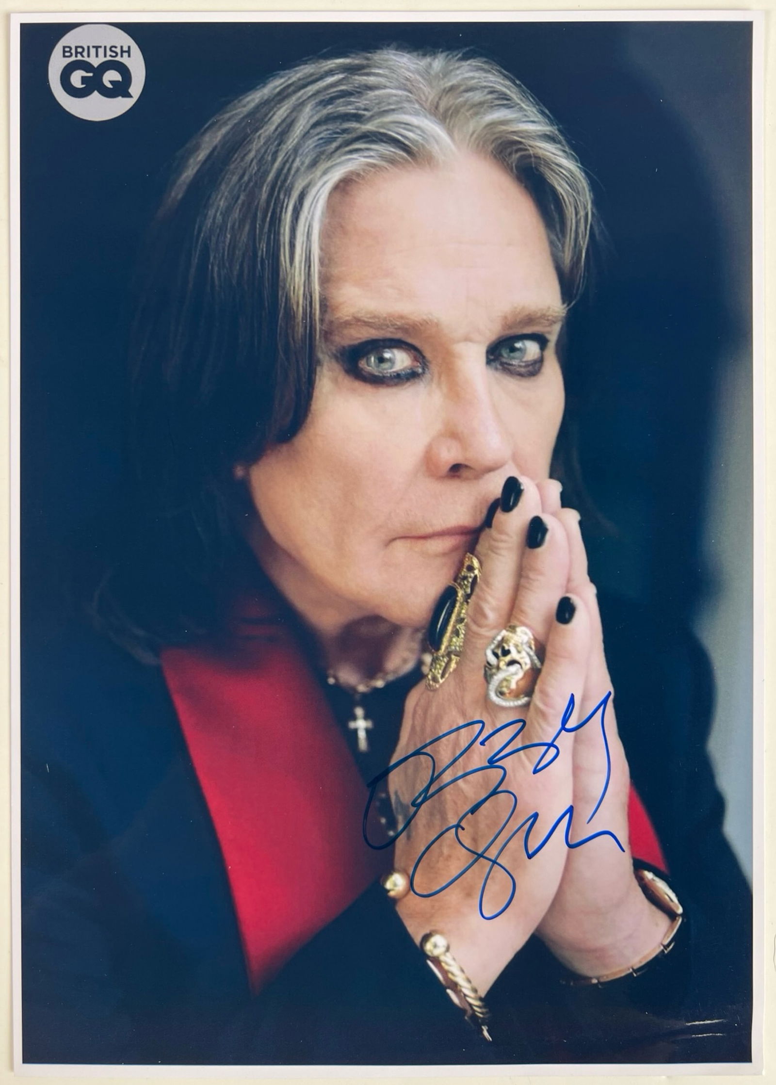 Ozzy Osbourne Autographed/ Signed  Photograph (1 of 3)