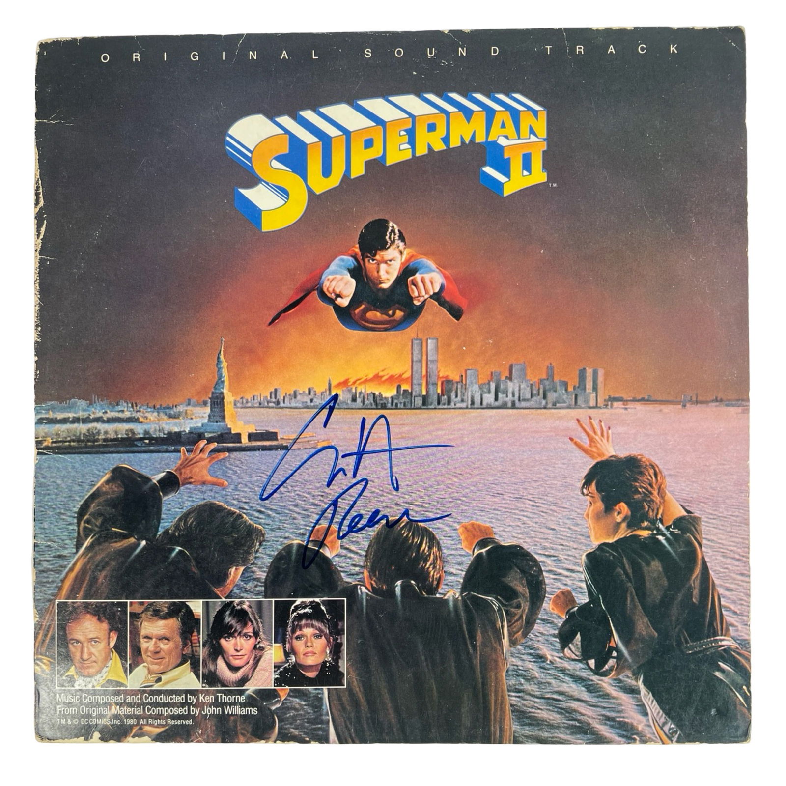 Christopher Reeve Autographed Superman II Album Co (1 of 3)
