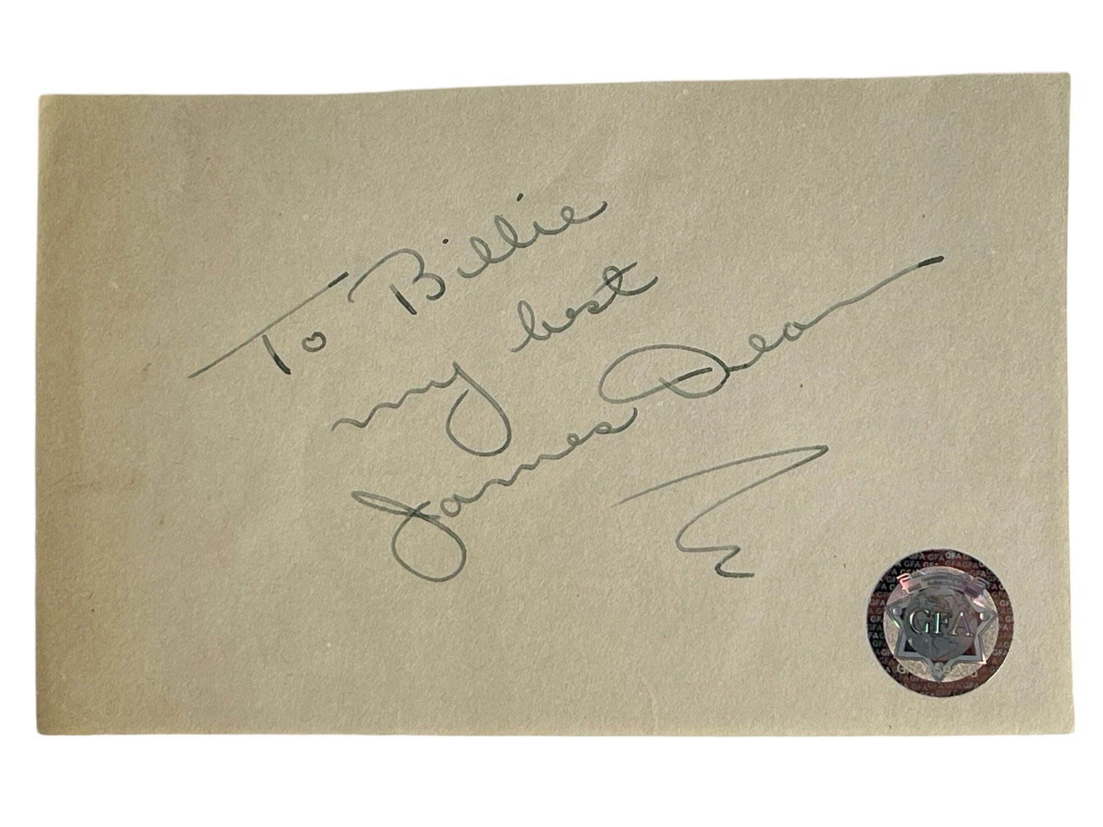 James Dean Autograph/ Signature (1 of 4)