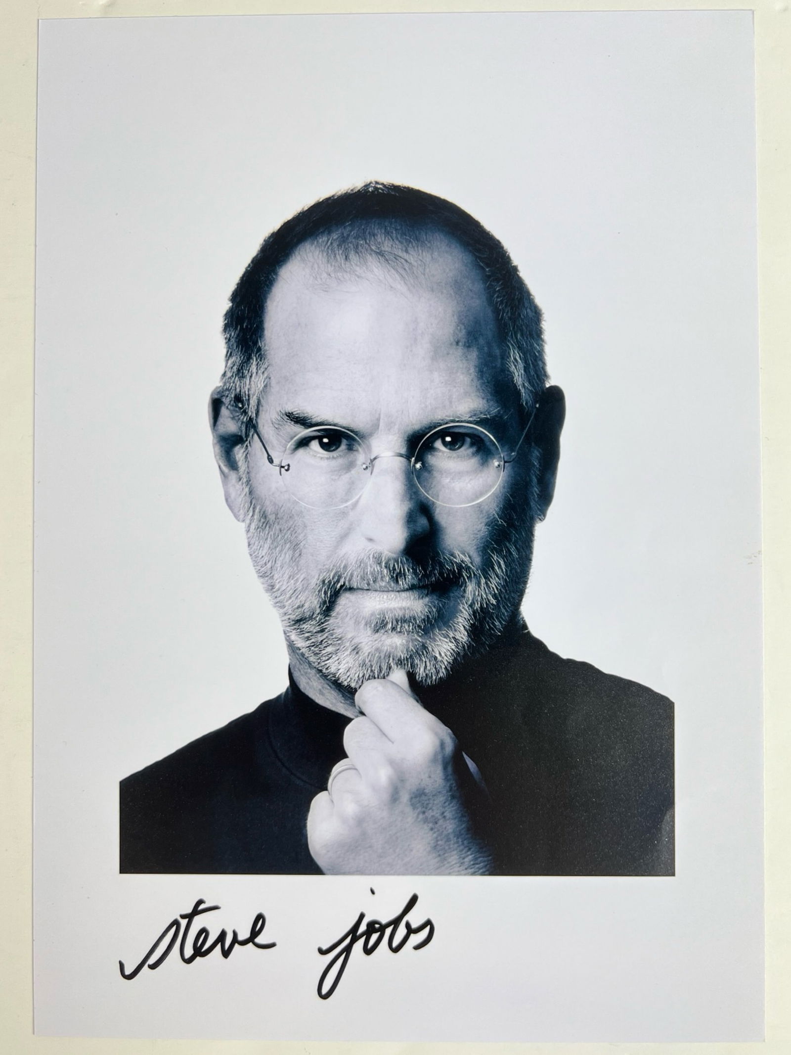 Steve Jobs Autographed/ Signed Photograph (1 of 2)