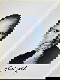 Steve Jobs Autographed/ Signed Photograph (1 of 2)
