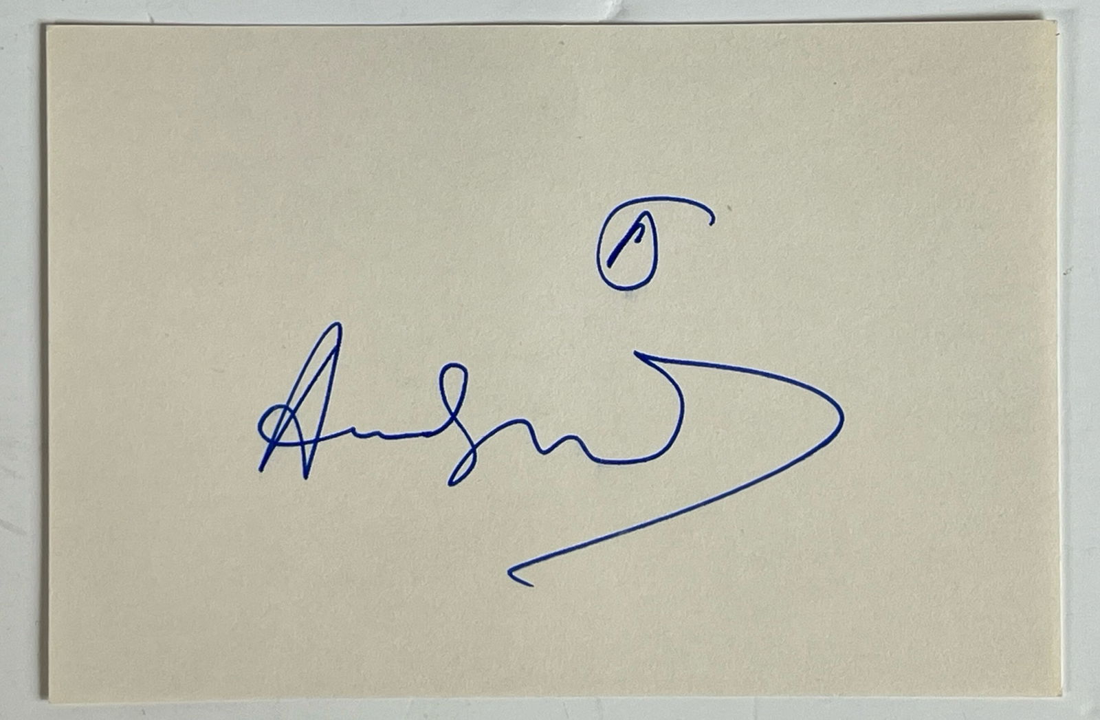 Andy Warhol Autograph/ Signature (1 of 2)