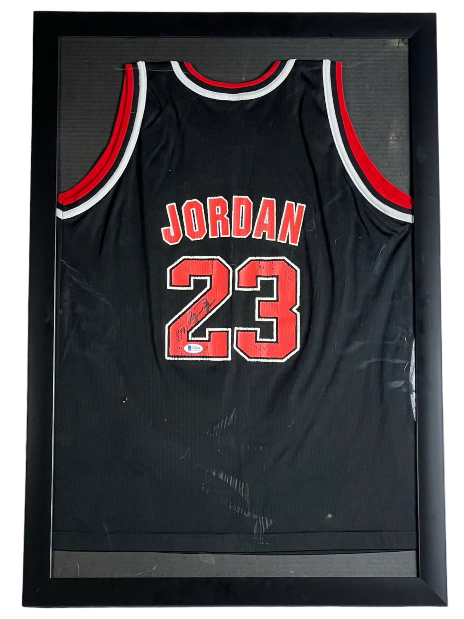 Michael Jordan Autographed Chicago Bulls Jersey (1 of 3)